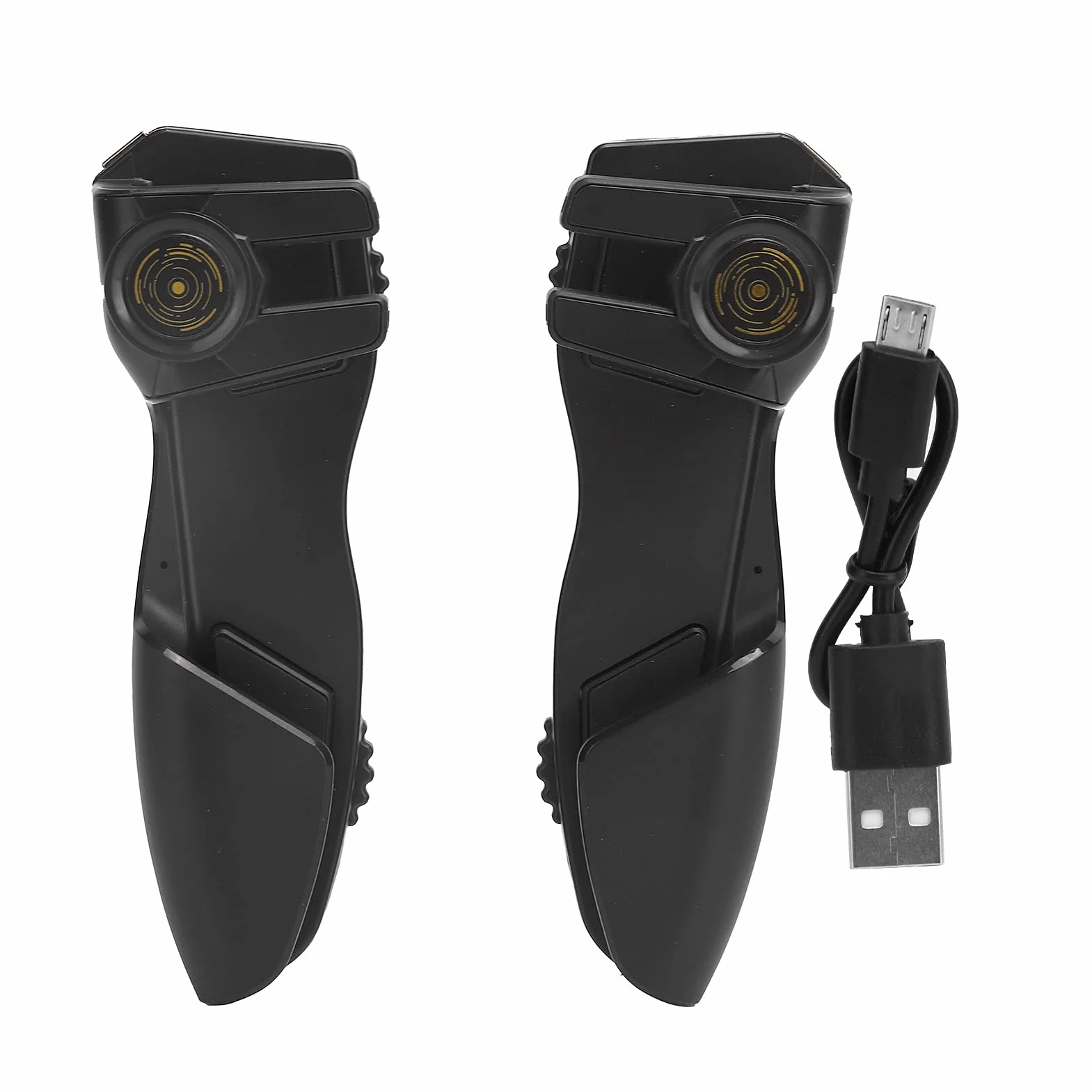 Trigger del Joystick del Gioco del Tablet 4 Grilletti Funzionamento a 6 Dita Controller della Maniglia del Gioco Mobile Trigger di Tiro Ergonomico del Gamepad Ad Alta Sensibilità per Android Tablet