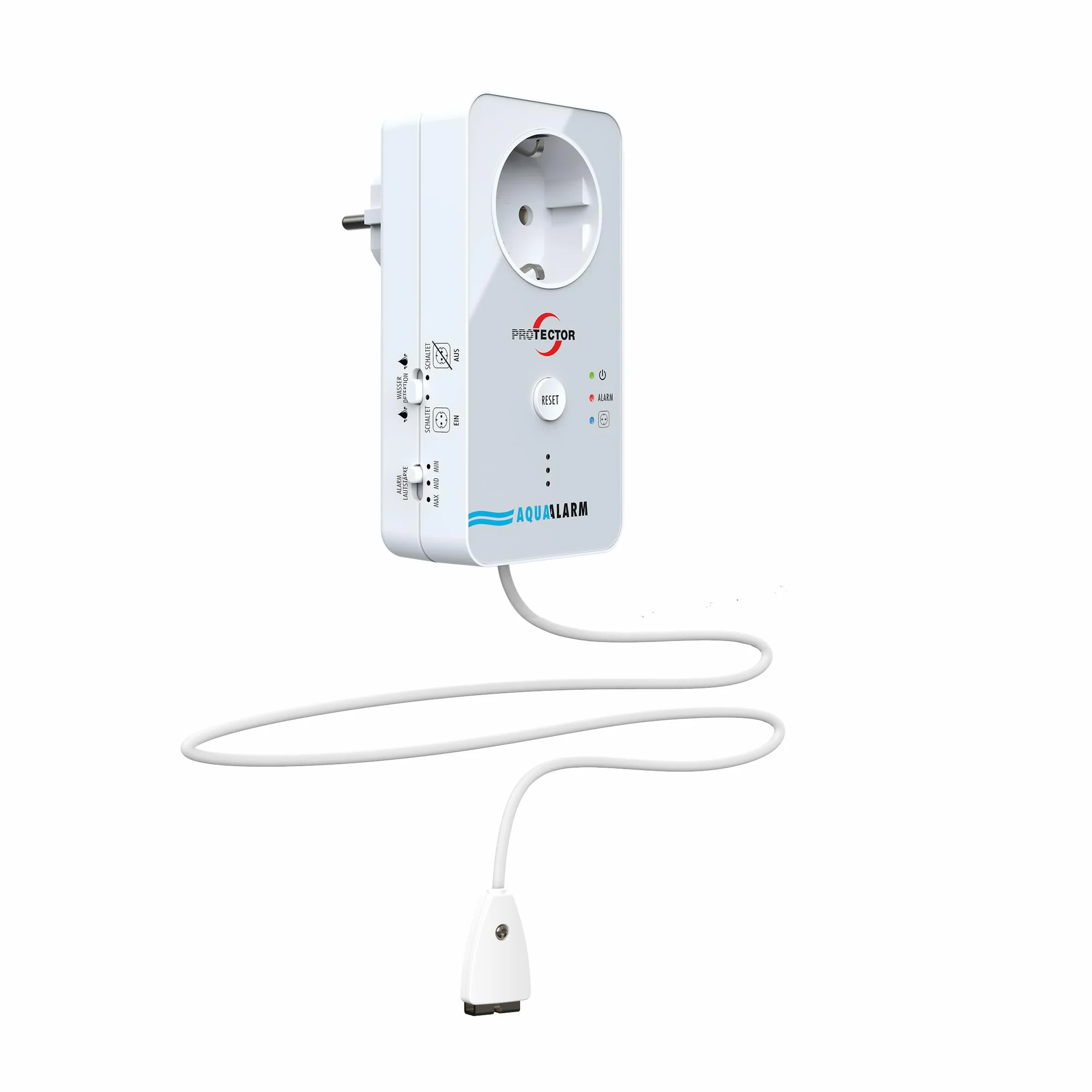 M-e modern-electronics WA-5 - Rilevatore d'acqua con sensore esterno alimentato a rete