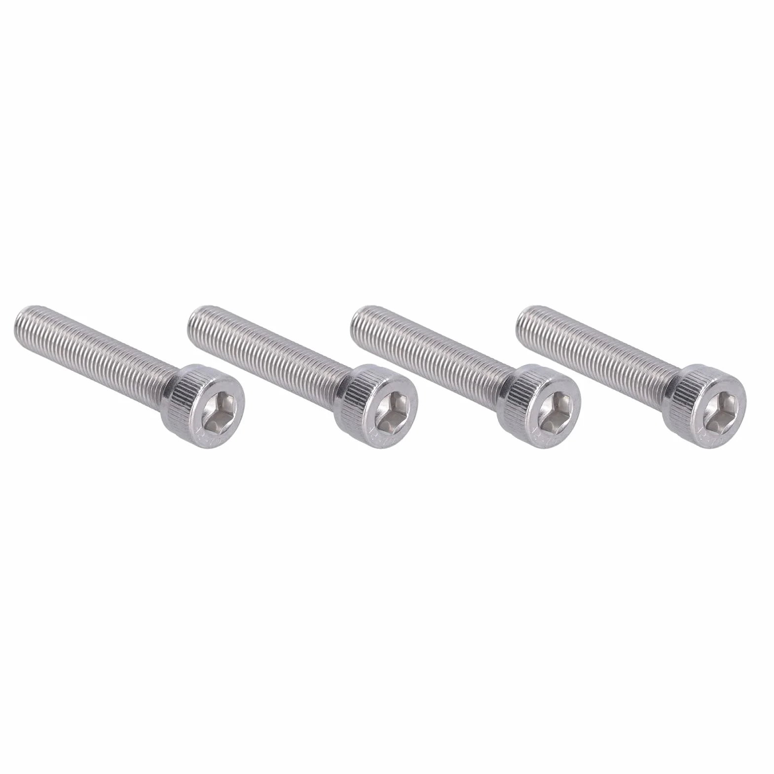 Bullone Esagonale M10x1.25 A2 Acciaio Inossidabile Vite a Passo Fine 4 Pezzi