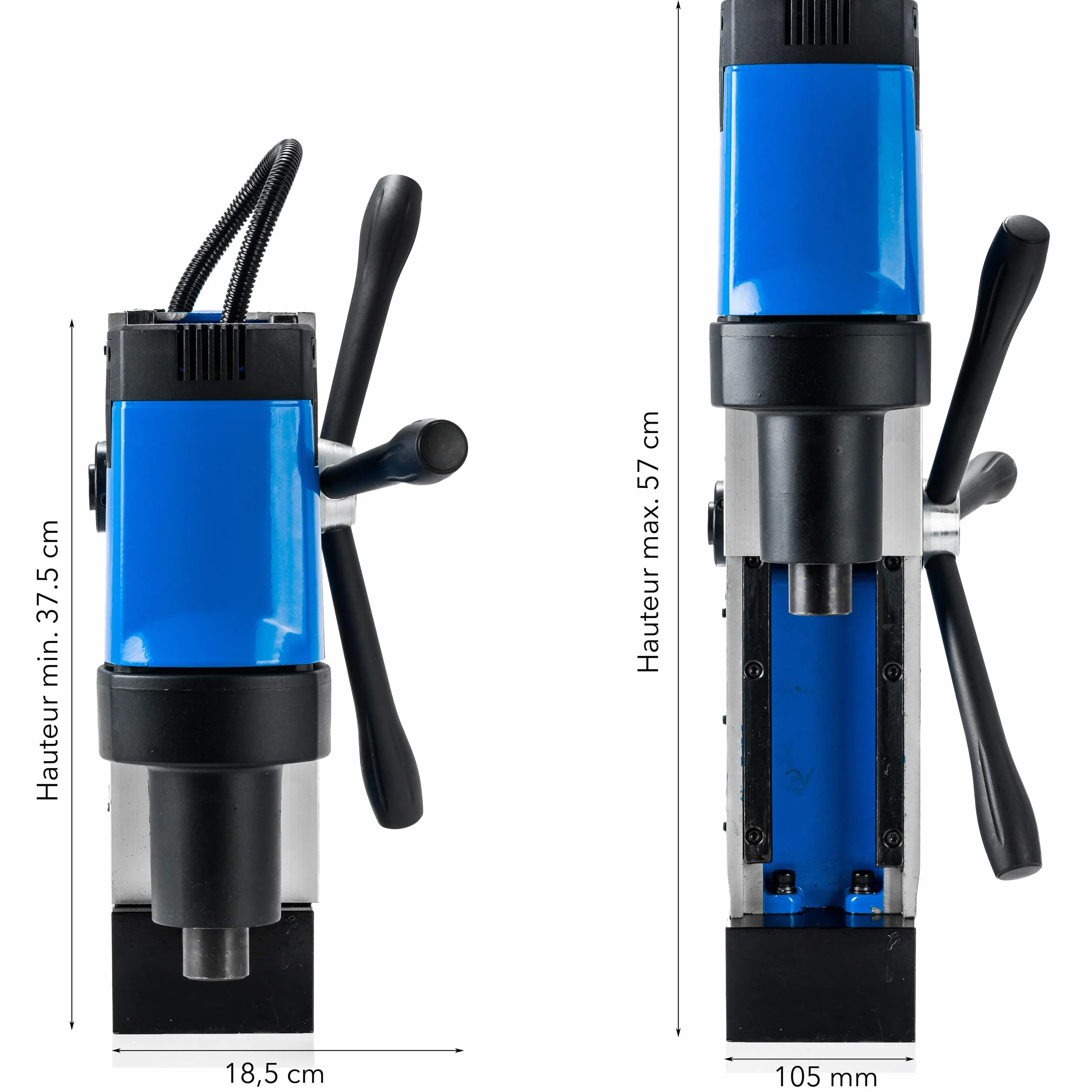 STAKO Trapano magnetico 1800 W ST-28RE Max.Ø80 mm Forza magnetica 16500N Weldon 19 mm mandrino 3-16 mm