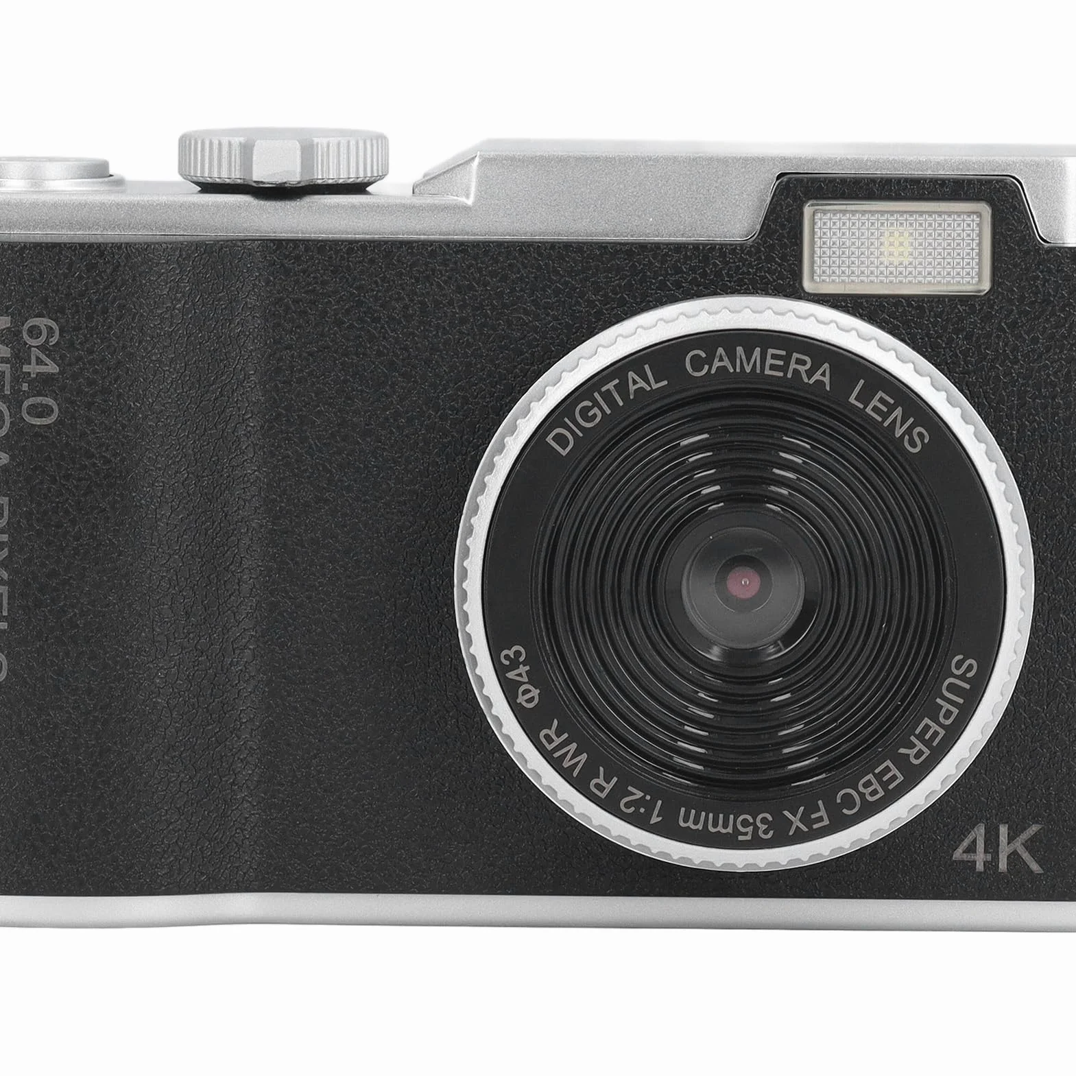 48mp, 1080p, 16x Zoom Fotocamera Digitale Autofocus, Display HD con Luce di Riempimento e Design retrò, Timer Selfie per Viaggi, Time-lapse con Timestamp, Filtri per Cattura del