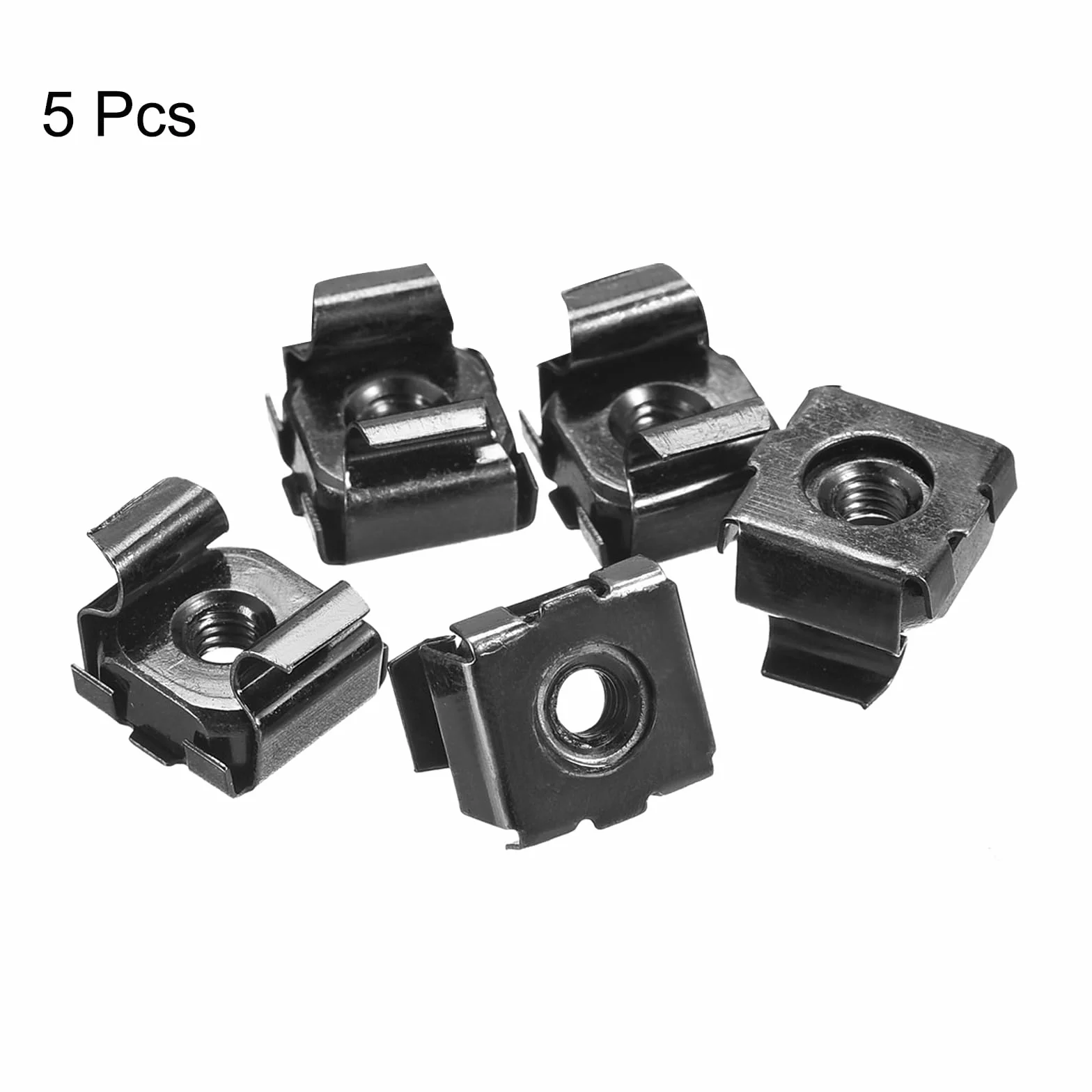 QUARKZMAN Dadi a Gabbia Snap-In M4 x 0.7mm Acciaio Carbonio 5pz