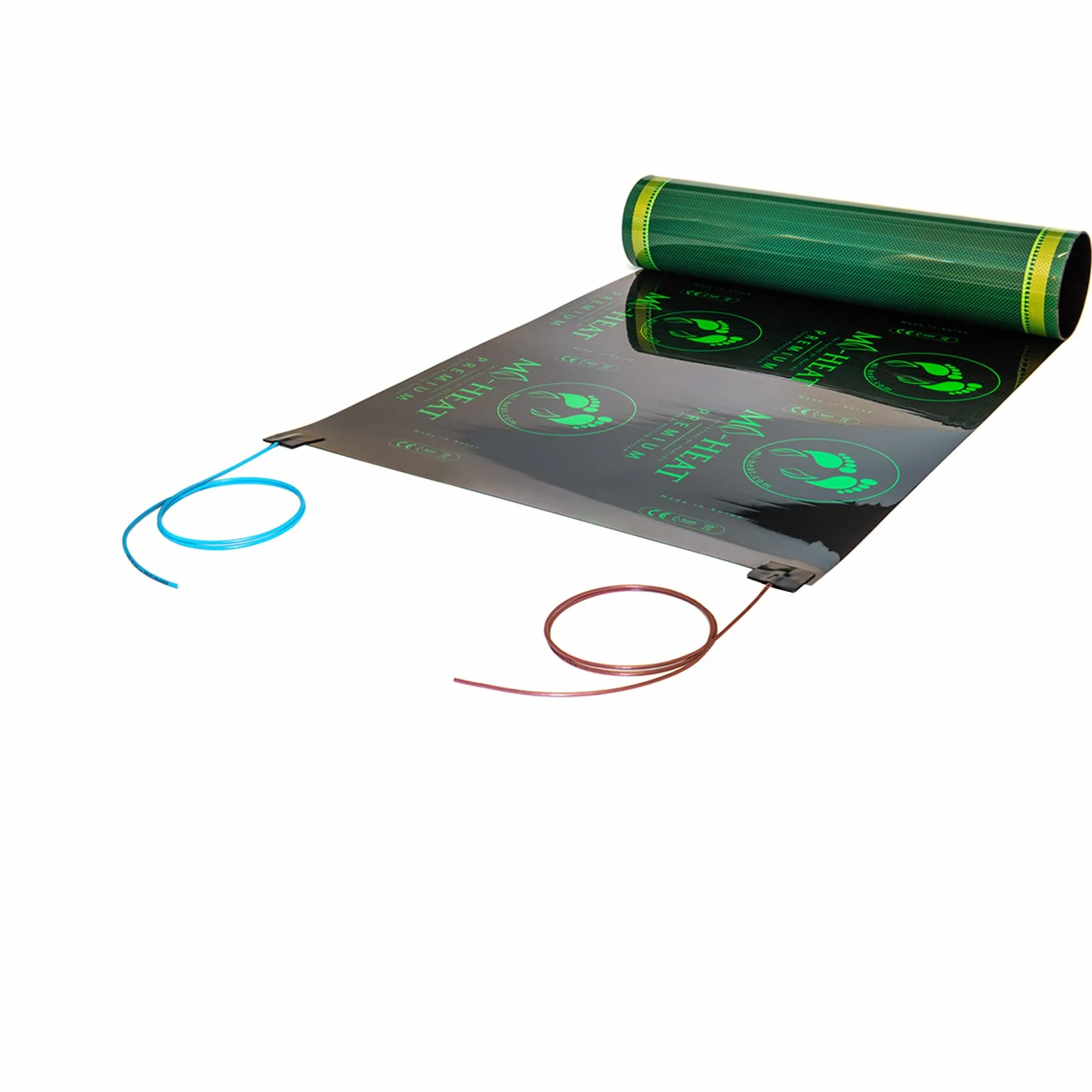 Mi-Heat - Pellicola riscaldante di alta qualità, 3,5 m, 100 Watt/m², larghezza 50 cm, per riscaldamento elettrico a pavimento in vinile, laminato, parquet, moquette in sughero