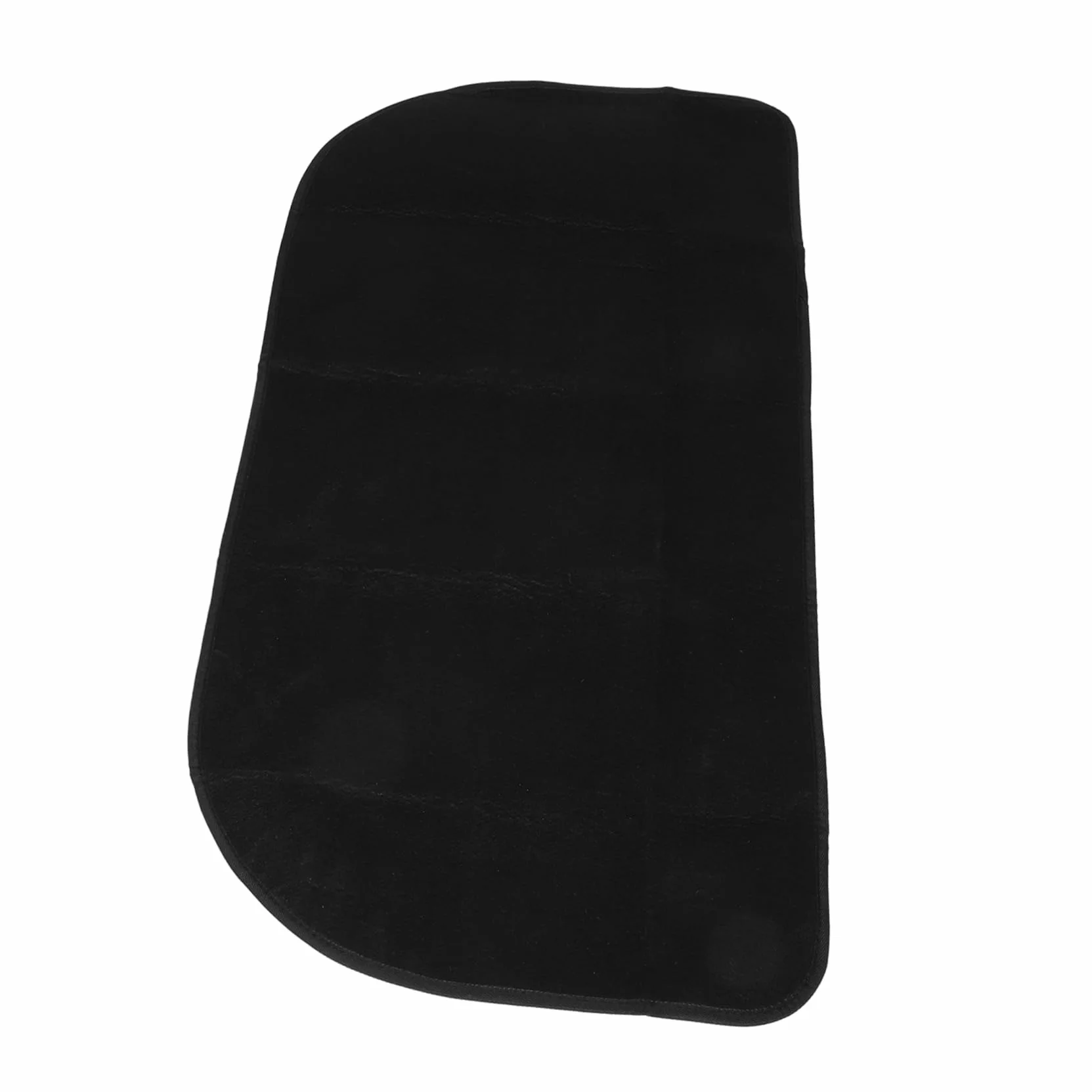 Toddmomy Tappetino Ignifugo Semicircolare per Caminetto in Poliestere PVC | Nero, Uso per Cottura e Stufa, Stile Sleek e Stylish, Adatto a Ragazzo Ragazza e Animali Domestici