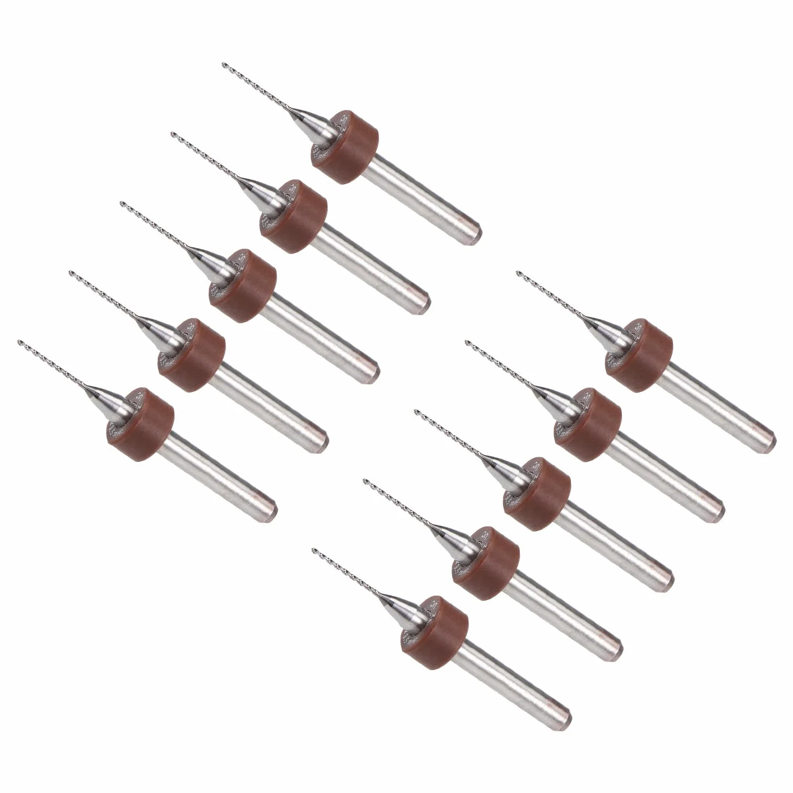 QUARKZMAN Punte Trapano Carburo Tungsteno 0,6 mm PCB x 10 pz