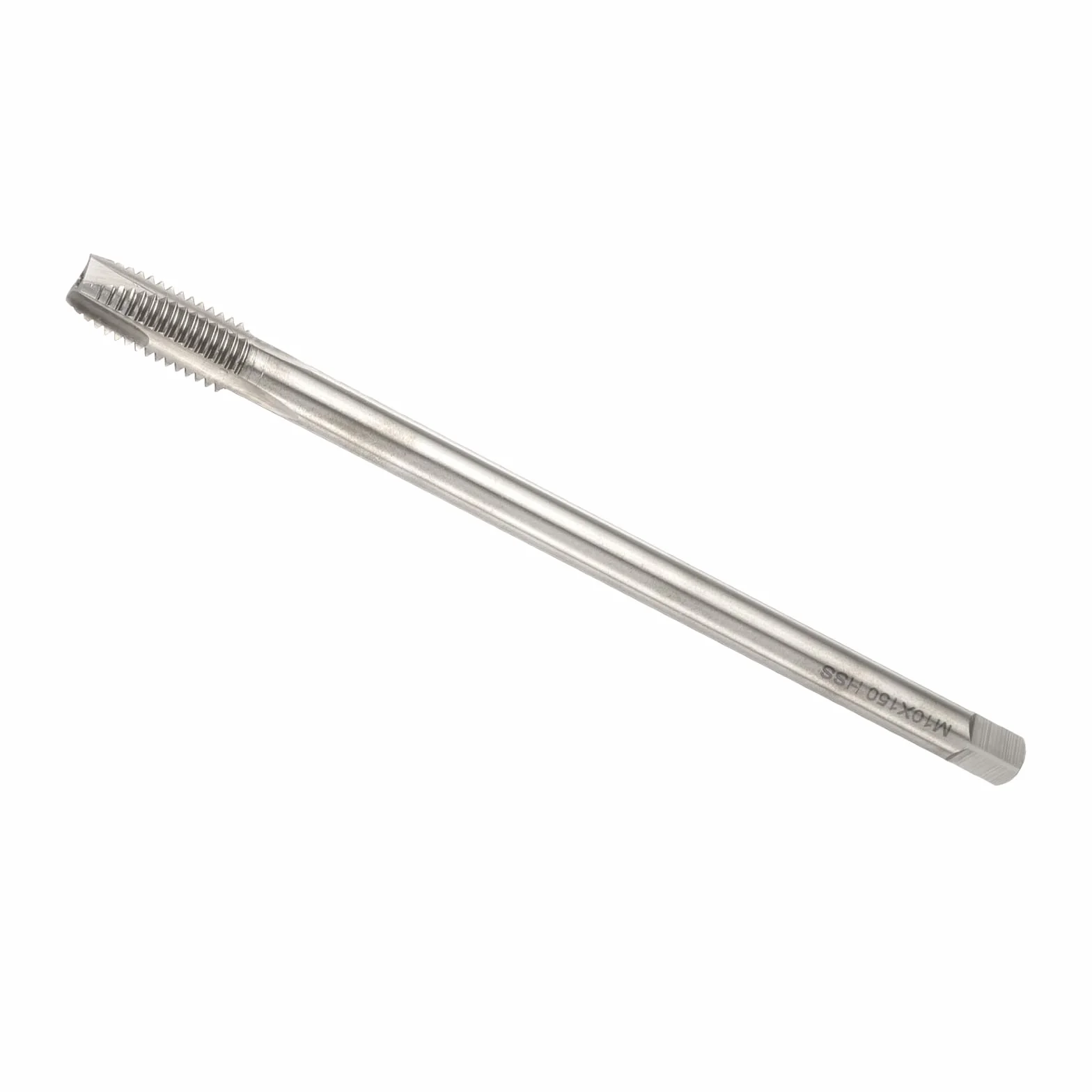 QUARKZMAN Maschio Filettato M10 x 1,5 H2 Extra Lungo 150 mm, Maschi per Macchine Acciaio Rapido