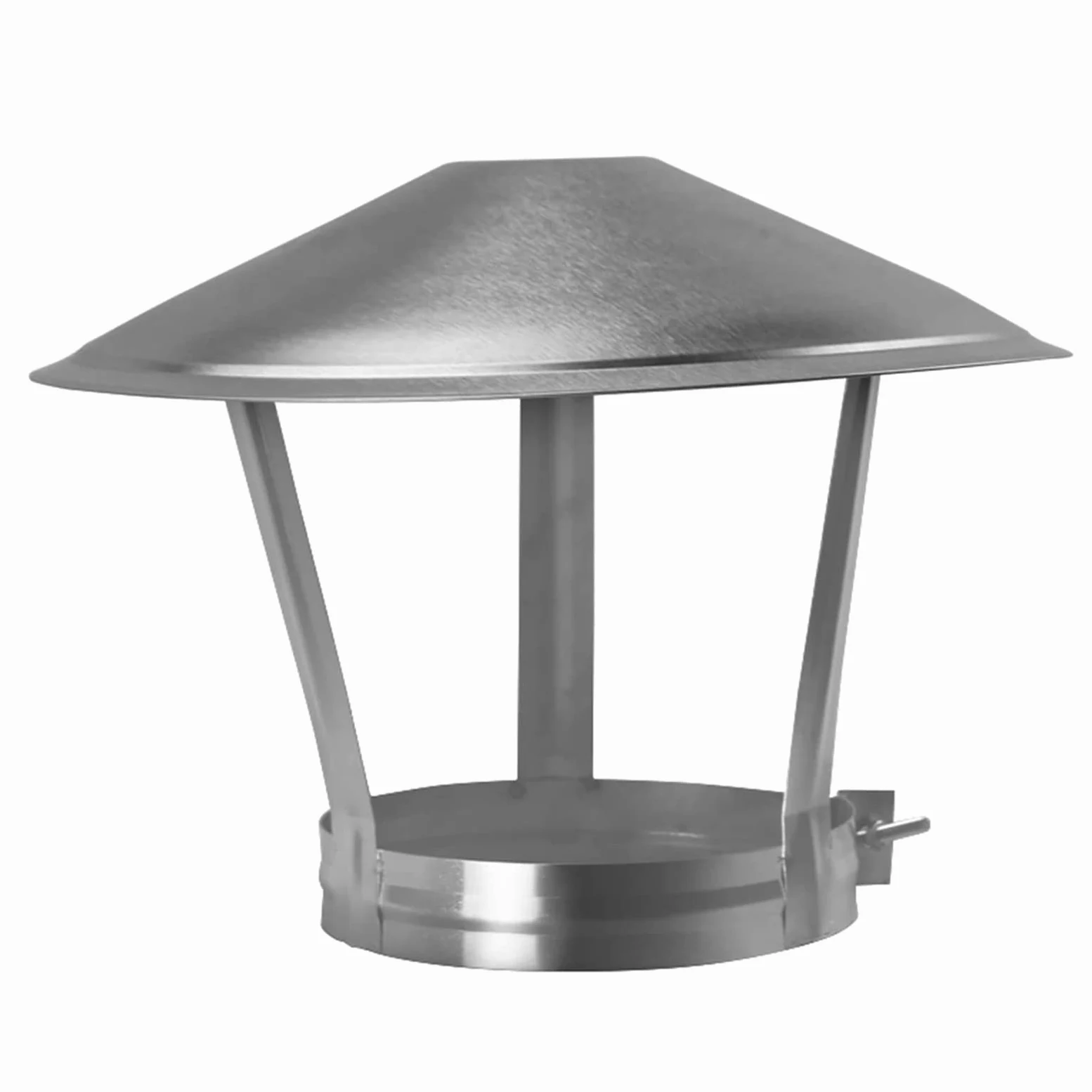 Copertura per canna fumaria in acciaio inox, copertura antipioggia per canna fumaria, copertura da pioggia e neve, protezione per tubi da 75-250 mm, cappello da 125 mm 300 mm, cappello da 100