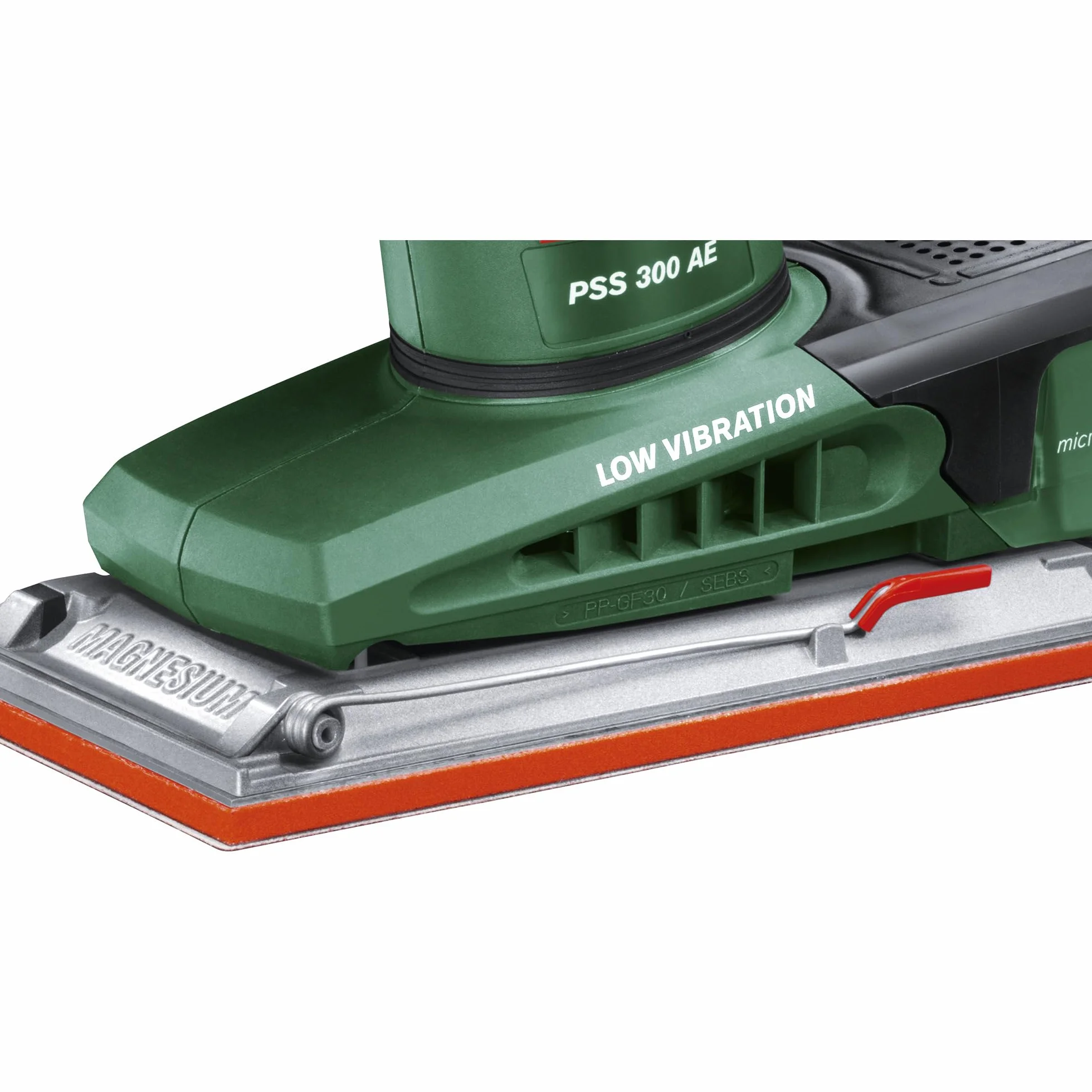 BOSCH PSS 250 AE Levigatrice vibrante 250 W z valigetta i 25 fogli abrasivi
