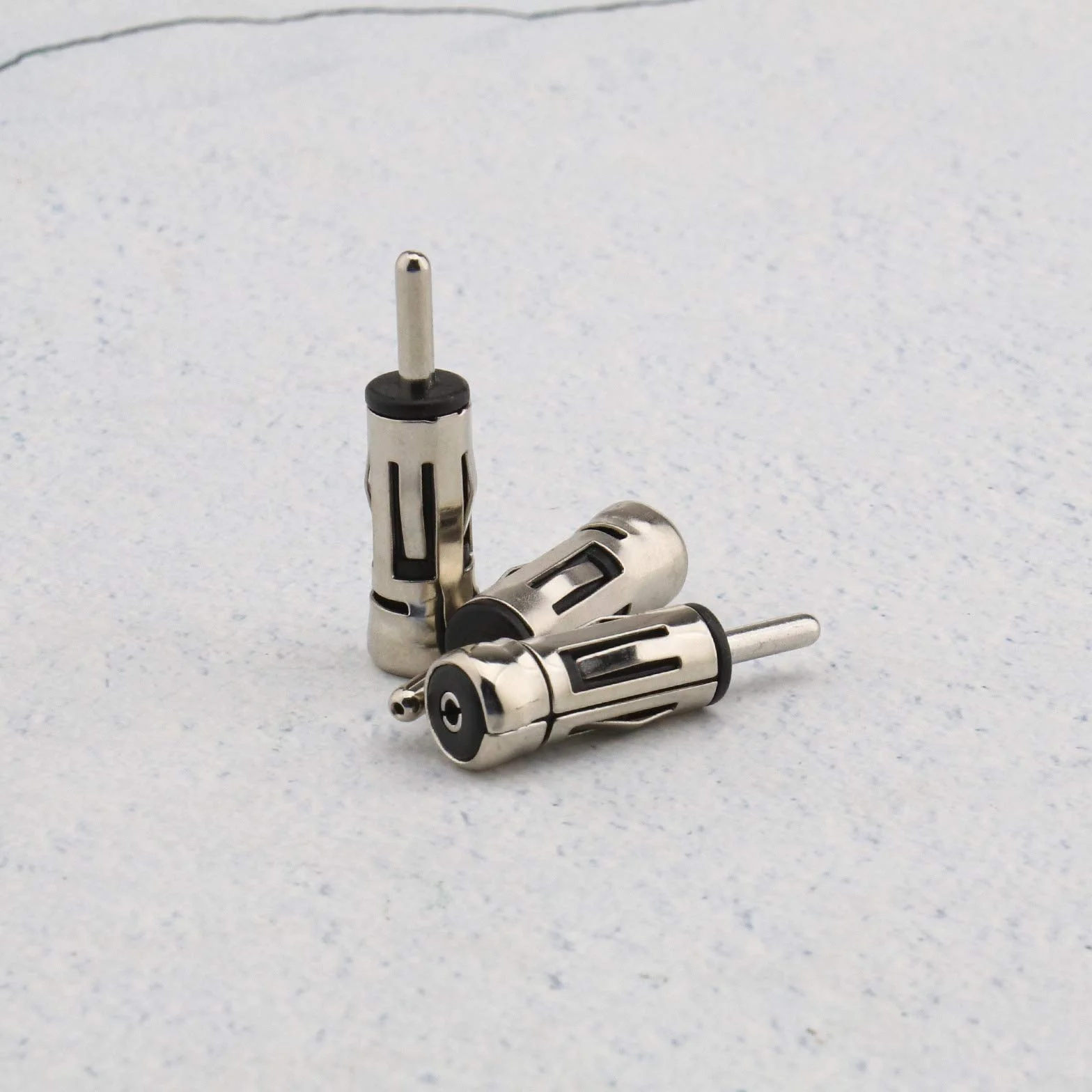 OTOTEC Connettore convertitore antenna auto DIN maschio a ISO femmina, adattatore universale per antenna radio FM, confezione da 10
