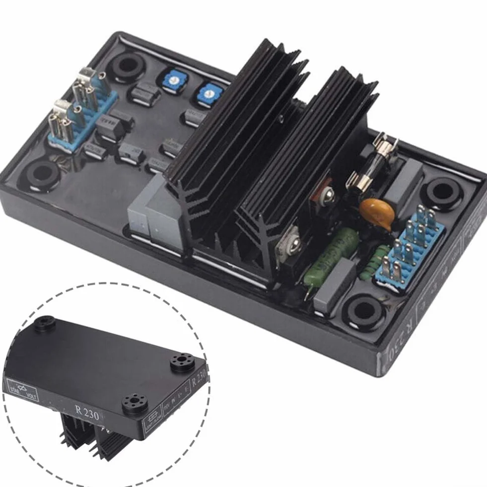 Regolatore di tensione automatico AVR R230 per modulo elettronico del generatore Leroy Somer, ingresso 120VAC, corrente continua 8A, per spazzola 50/60
