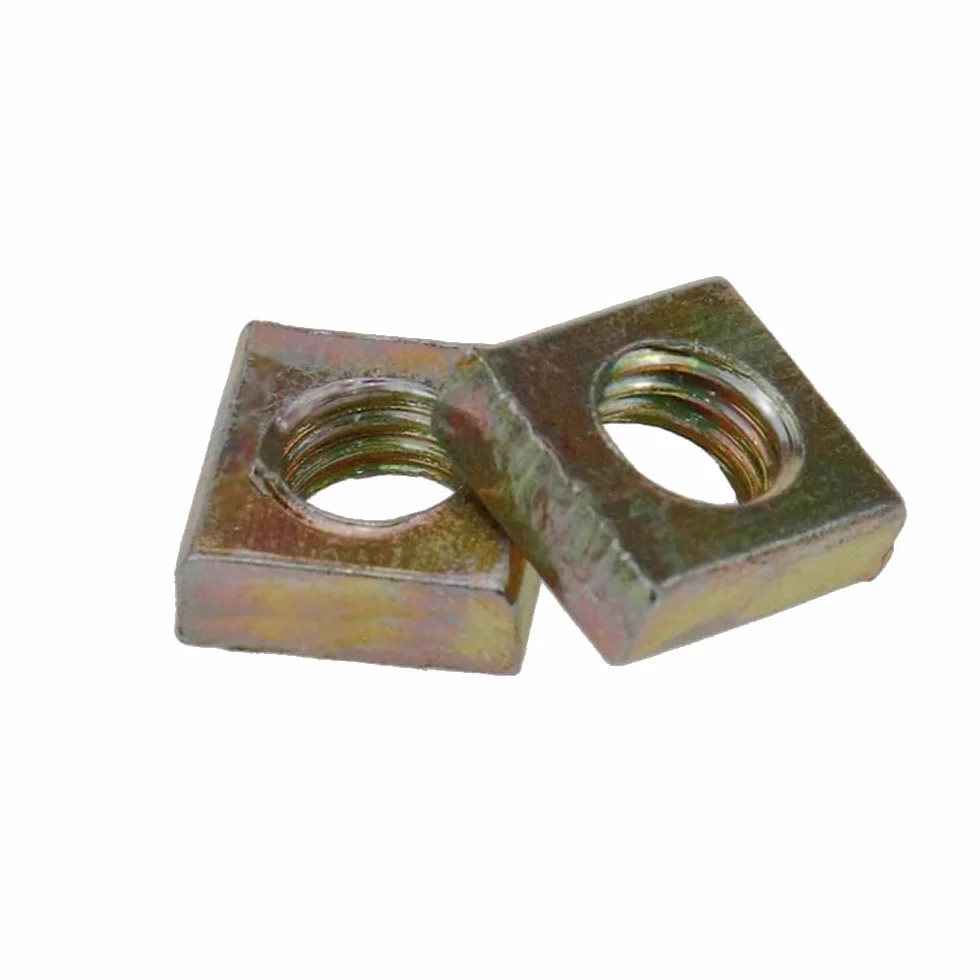 M5 Dadi quadrati 8x3 mm zincati filettatura metrica grossa 100 sztuk