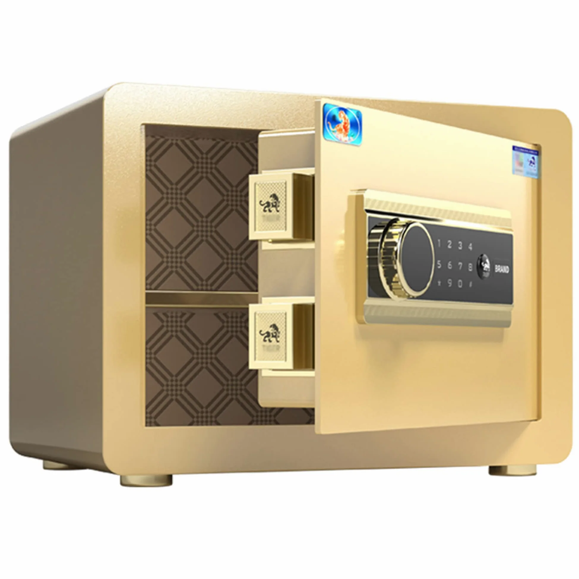 cassaforte, Casseforti da Ufficio, casseforti elettroniche for casa/Hotel/Viaggi(A,42cmx32cmx35cm)