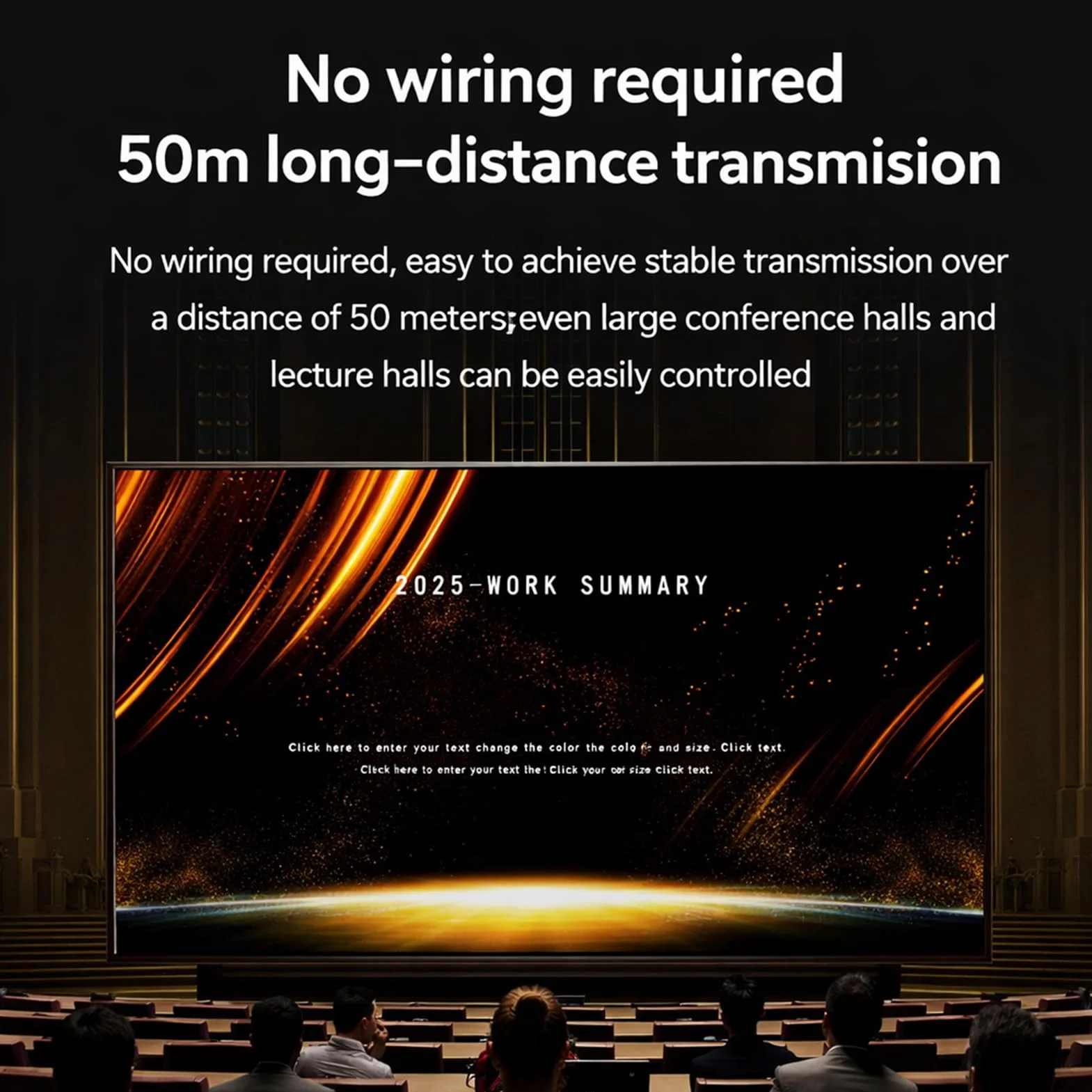 Elprico Trasmettitore e Ricevitore HDMI Wireless, Adattatore Display Wireless per Streaming 1080P 60Hz 5G per Smartphone Laptop Proiettori