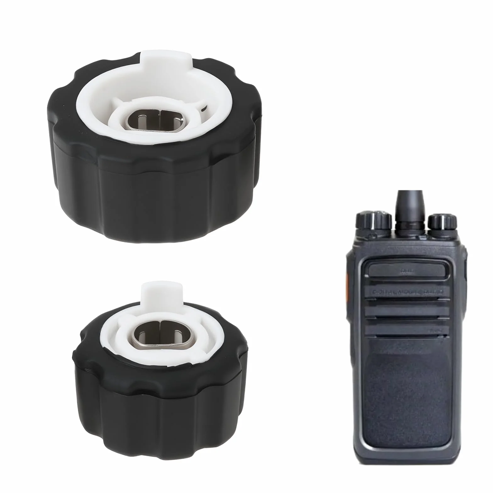 The Lord of the Tools Manopola selettore volume e canale compatibile con Hytera PD530, PD560, PD580, PD700, PD780, 2 pezzi