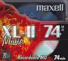 Maxell XL-II - Minidisco da 74 min