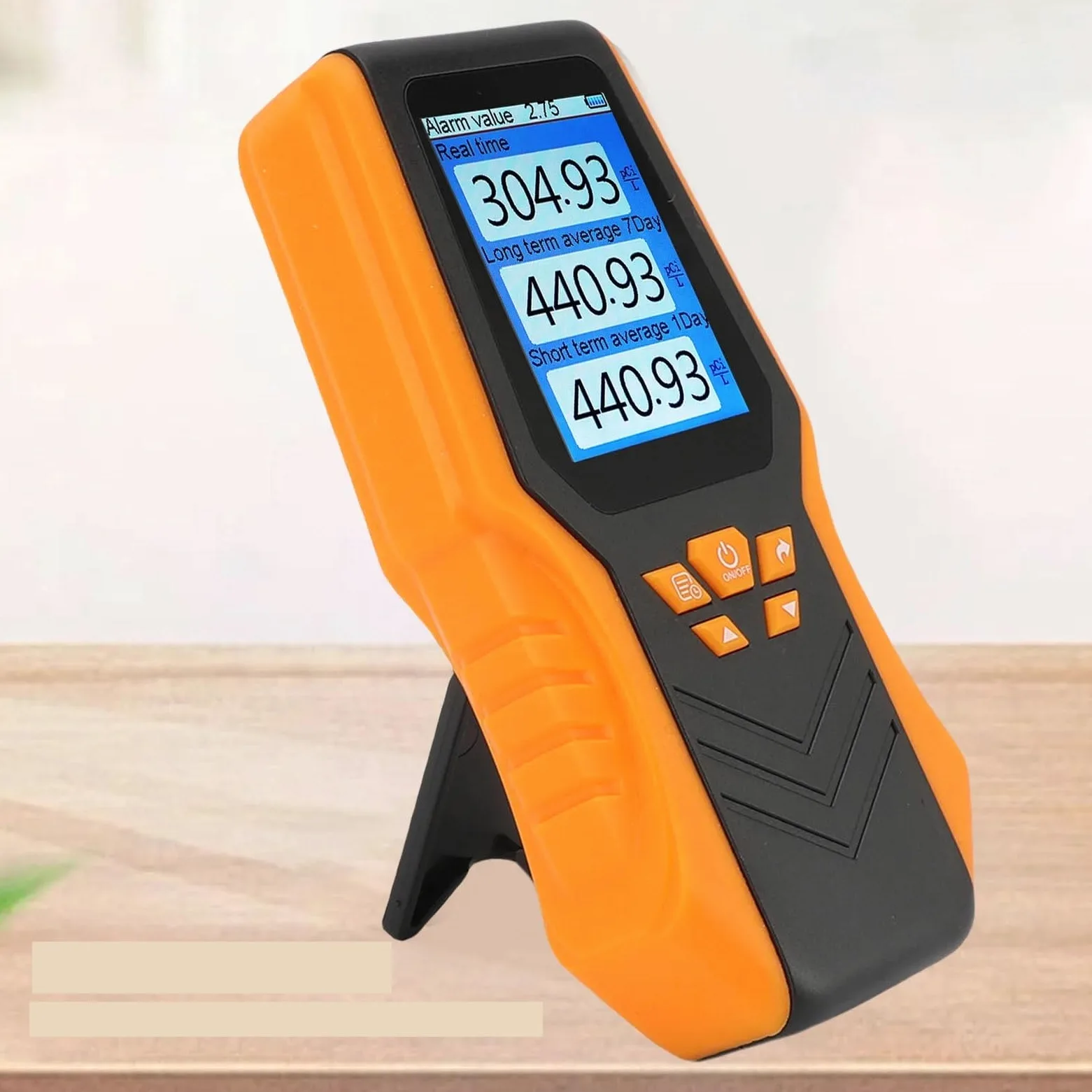 Monitor a qualità 'aria Rilevatore di radon Misuraze versatile for casa e scuola