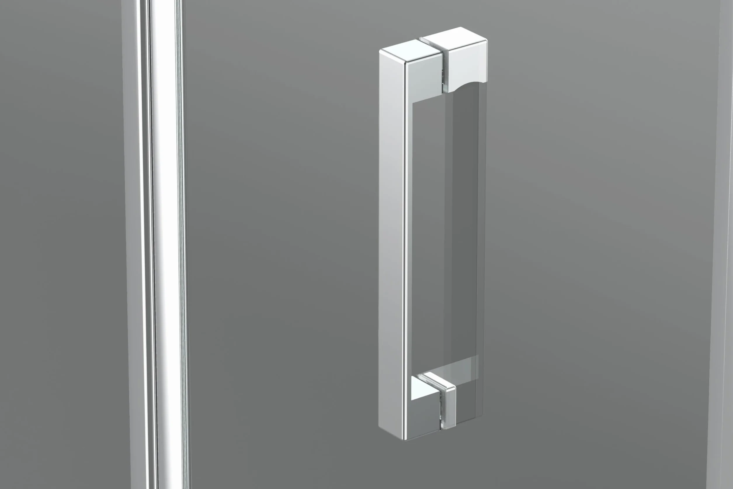 Box doccia a nicchia 165 cm ALBA Cromato drzwi przesuwne H195 cm