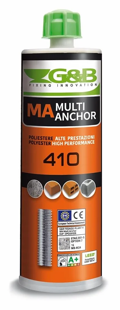 Resina M400 Senza Stirene Poliestere CC40 Ancorante Chimico per Muratura
