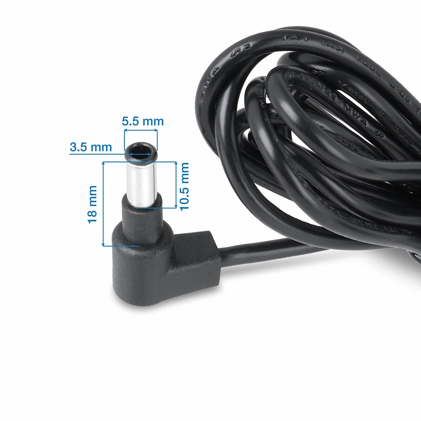 Wicked Chili Alimentatore di rete da 2 m compatibile con radio Makita DMR 115/DMR 114, cavo di ricarica di ricambio per alimentatore originale SE00000679 DAB batteria Radio (2500 mA, 30 W, 12 V senza
