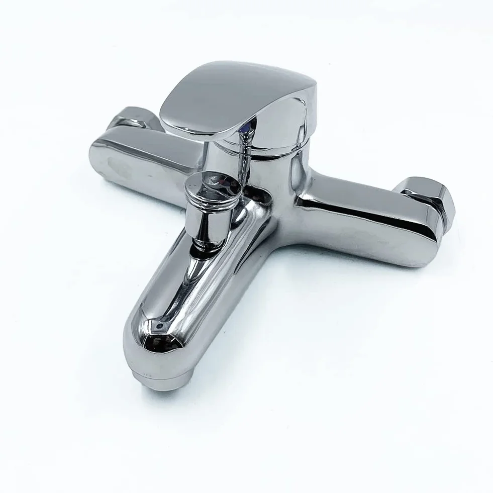 Rubinetto per vasca da bagno ANMECS Rubinetto a parete Rubinetto Miscelatore per vasca da bagno cromato
