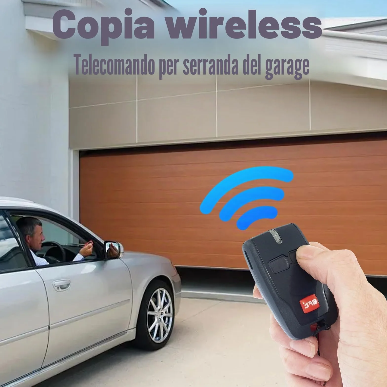 BFT Mitto 2 telecomando 433MHz 2 canali per apriportone garage portachiavi