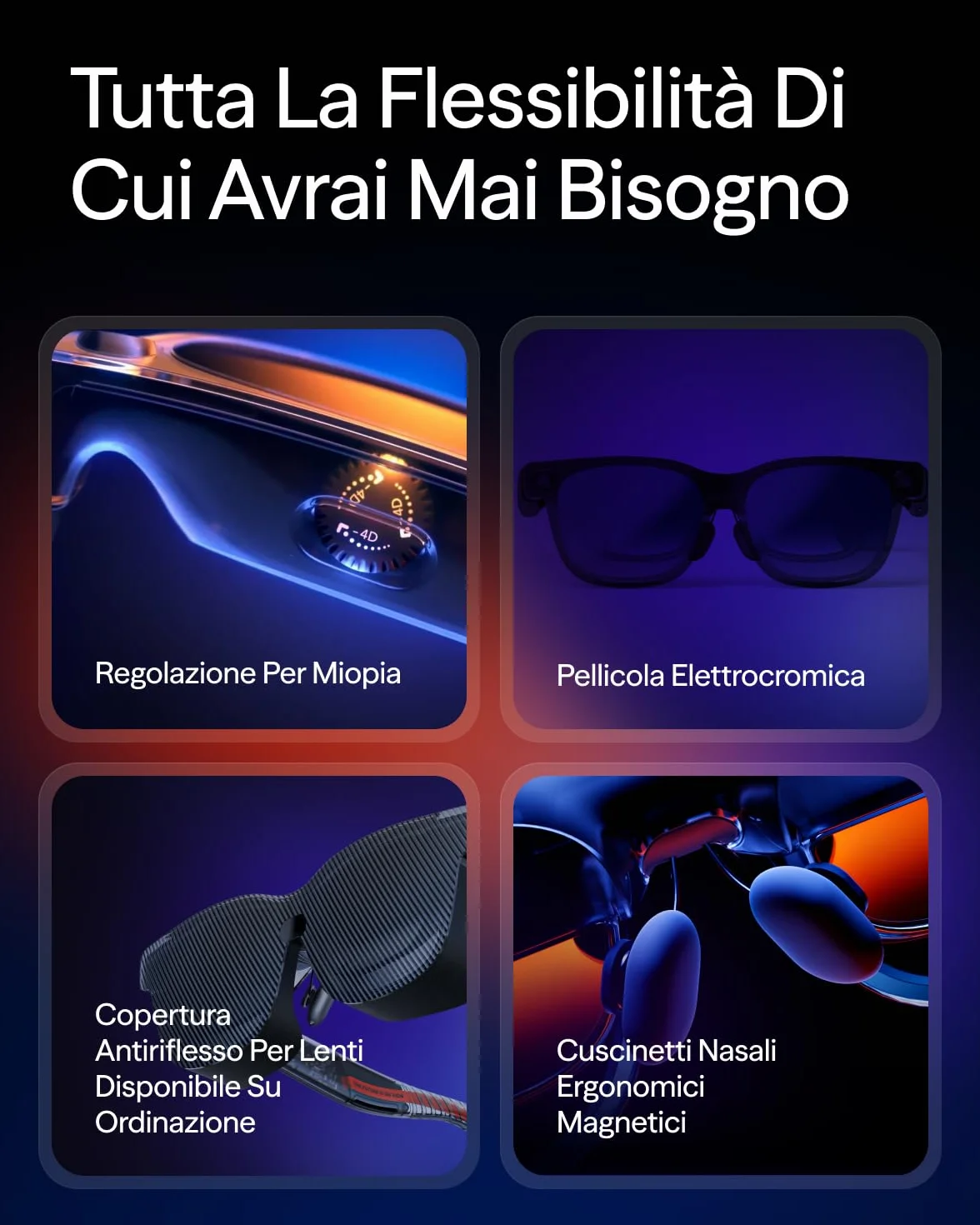 VITURE Luma Ultra Occhiali XR, 152'' 1500 Nits Occhiali AR 6DoF, 52° FOV, 2D in 3D, Film Elettrocromico, Occhiali Gaming per iPhone 17/16/15, PS5, PS4, Switch 2, Android, Mac, PC