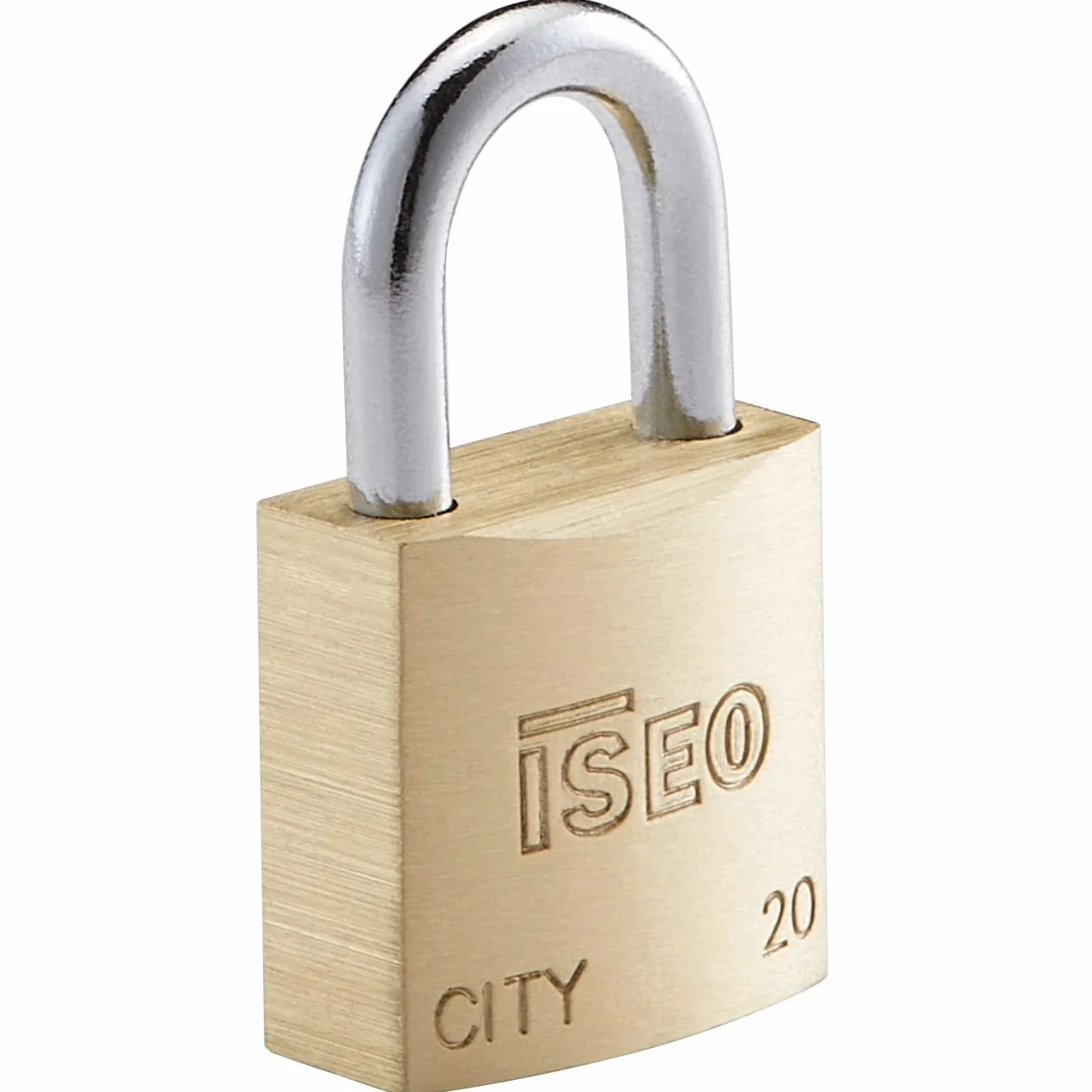 Iseo 11517 LUCCHETTI City Mis.20, Silver e Ottone