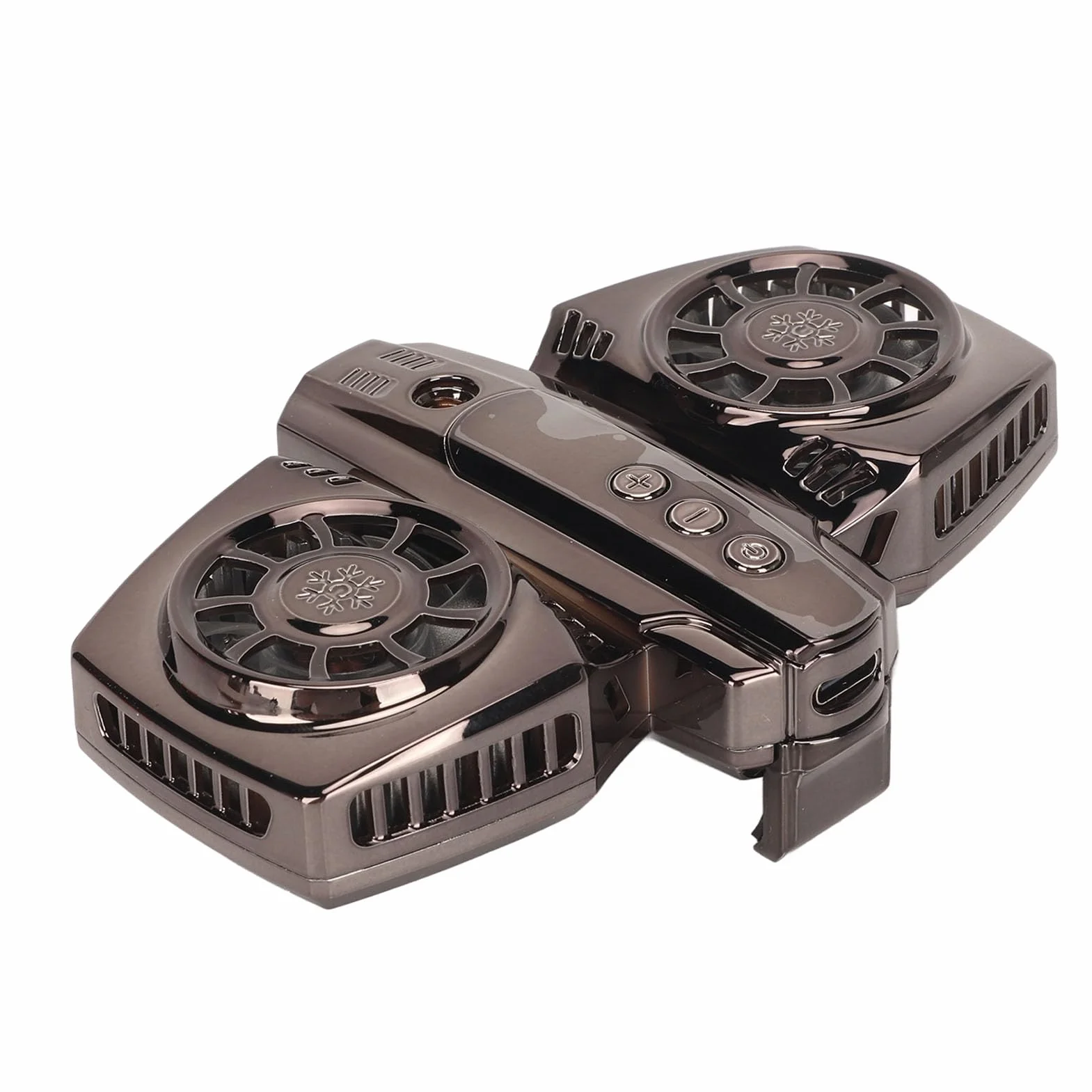 Raffreddatore per Cellulare, Ventola di Raffreddamento a Semiconduttore Dual Core Radiatore per Cellulare, Basso Rumore, Risparmio Energetico, per Streaming Video di Giochi Mobili