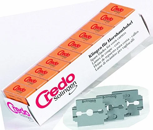 Credo Grattugia per Piedi 10x10 Lame Acciaio Inossidabile