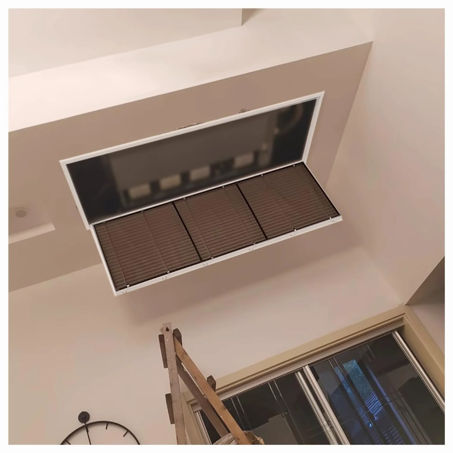 Griglia di Ventilazione Griglia di ventilazione rettangolare con persiana, cappa con filtro per sfiato soffitto/ventilatore con porta rimovibile, per intercapedine, yacht, camper(19x60 cm (7.5 x 23.6