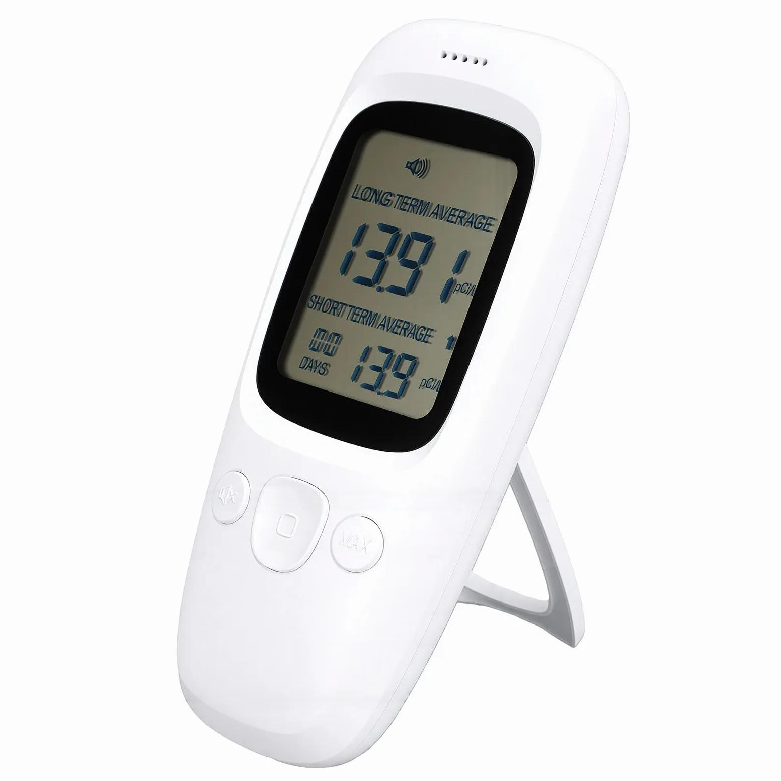 Jiawu Rilevatore Portatile di Radon, Monitor di Radon, Intervallo 0-270 PCi/L for Casa Seminterrato Ufficio