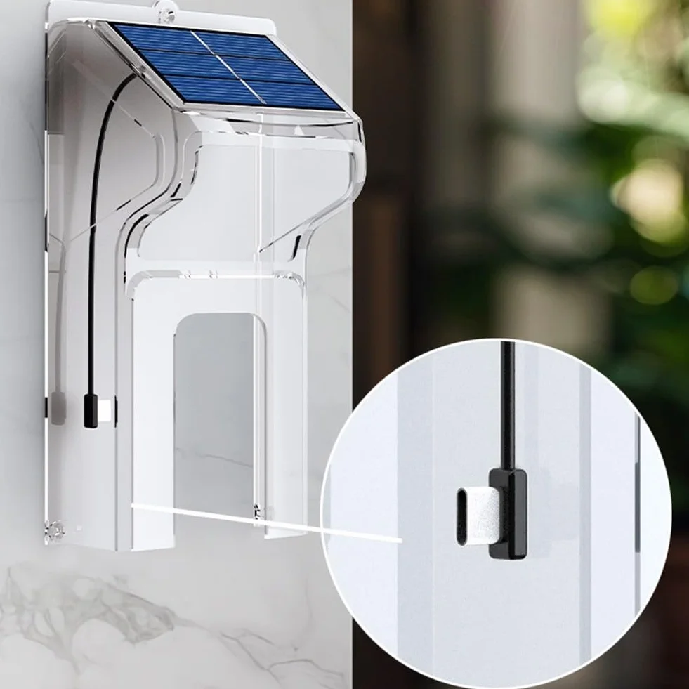 Videocitofono wireless Wifi, a energia solare, con copertura antipioggia impermeabile, citofono bidirezionale per casa e ufficio