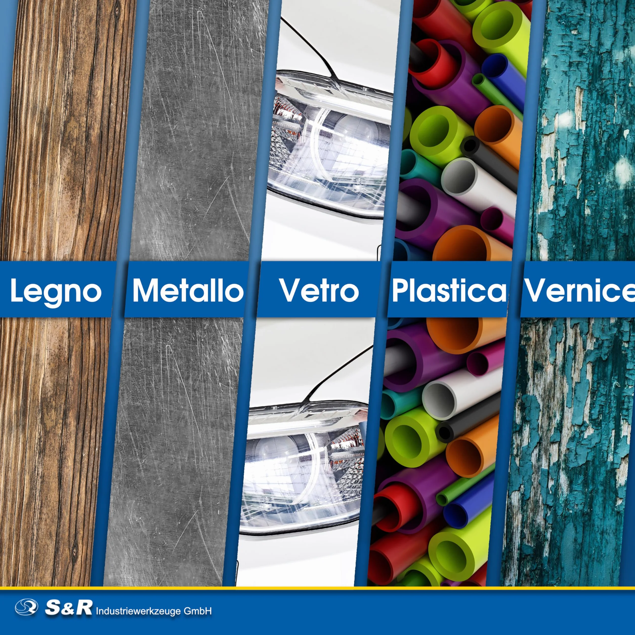 S&R Carta Vetrata Abrasiva Impermeabile 60pz Grana 80-3000 per Carrozzeria Legno Metallo