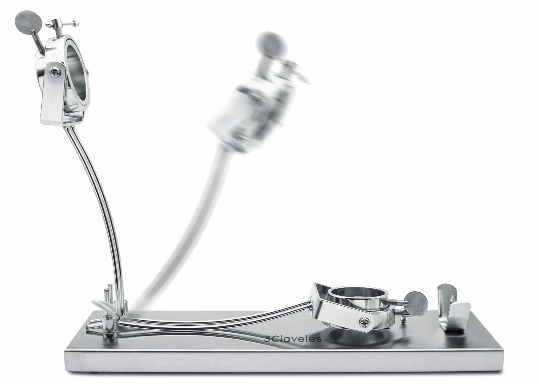 SOPORTE JAMONERO INOX PRO PLEGABLE CABEZAL GIRATORIO 3C