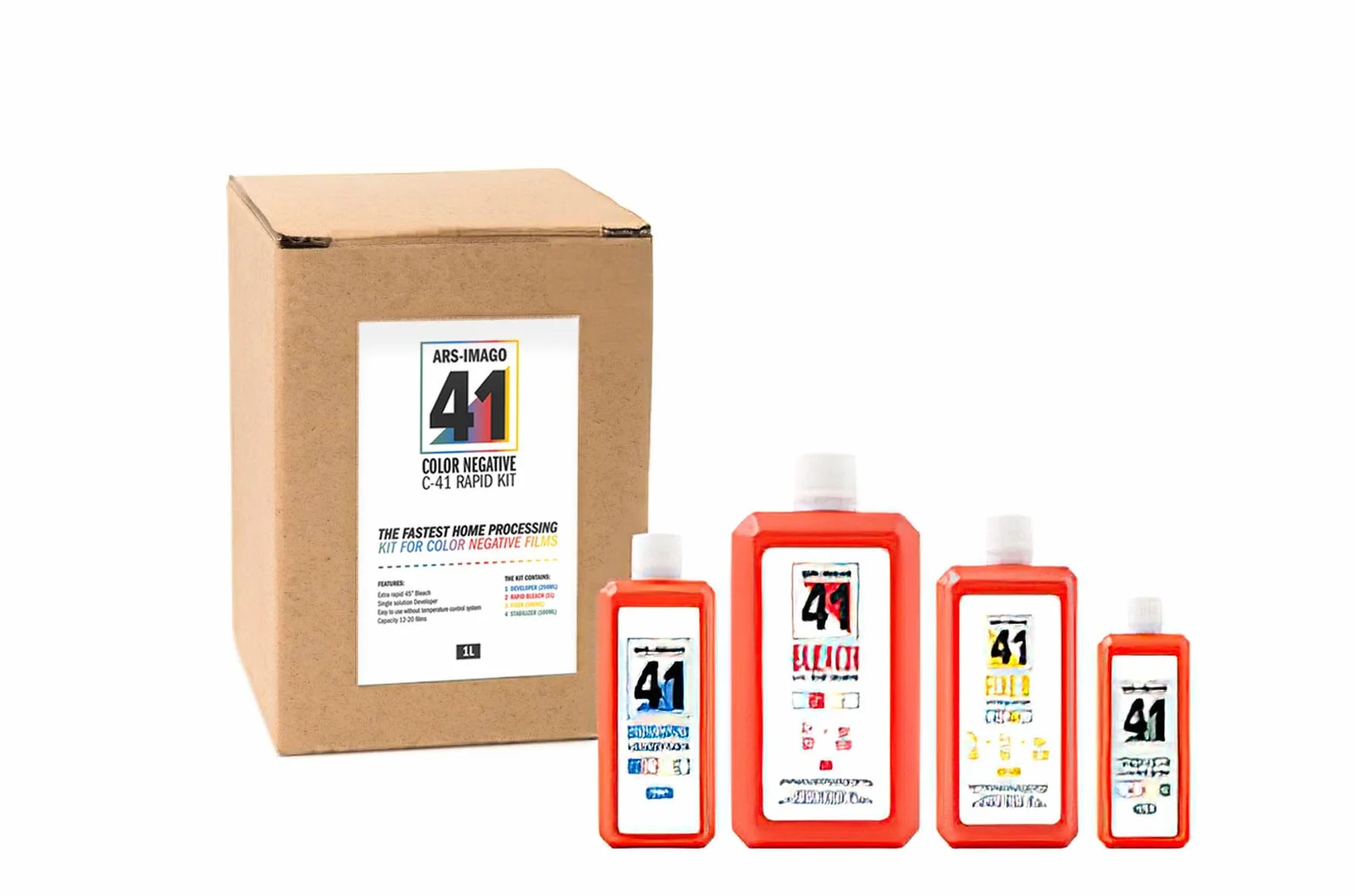 41 - Color negative rapid kit C41-1 litro - Kit sviluppo per pellicola colore
