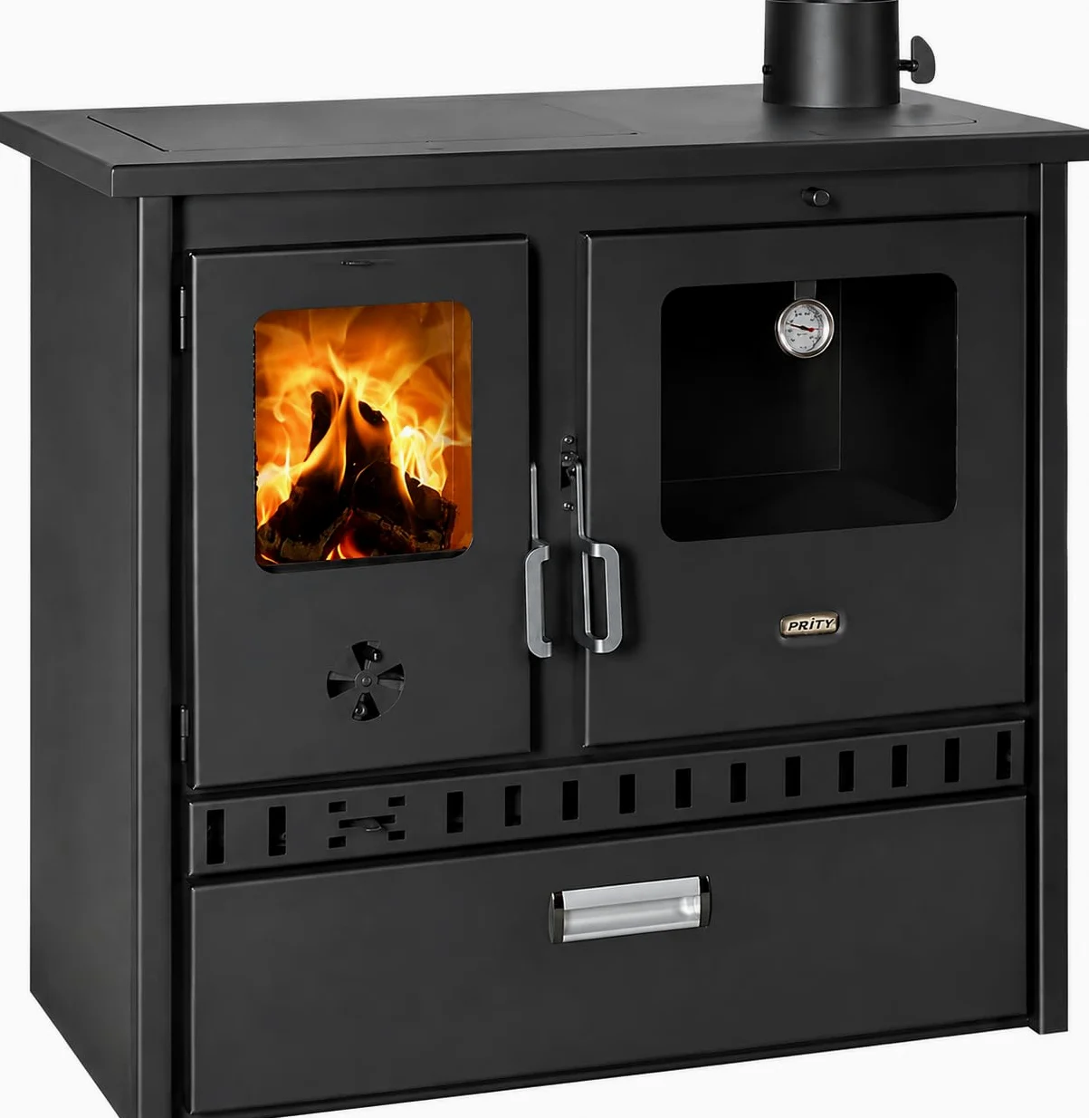 Prity 1P36 D - Stufa a legna da 10 kW