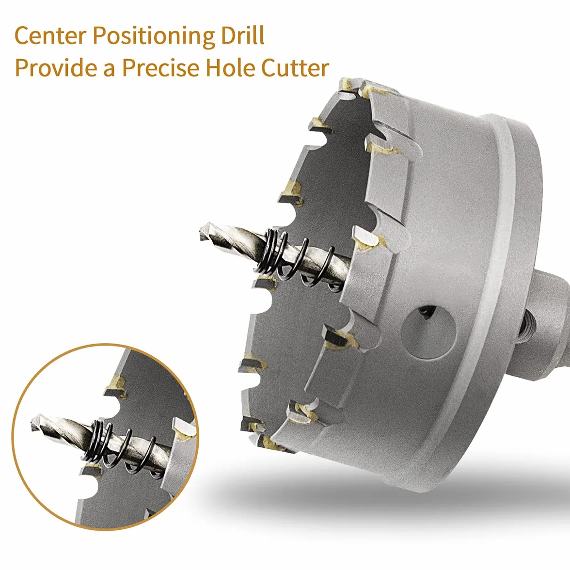 TCT Seghe a Tazza in Carburo 30mm, Taglierina per Fori Heavy Duty per Acciaio Inossidabile