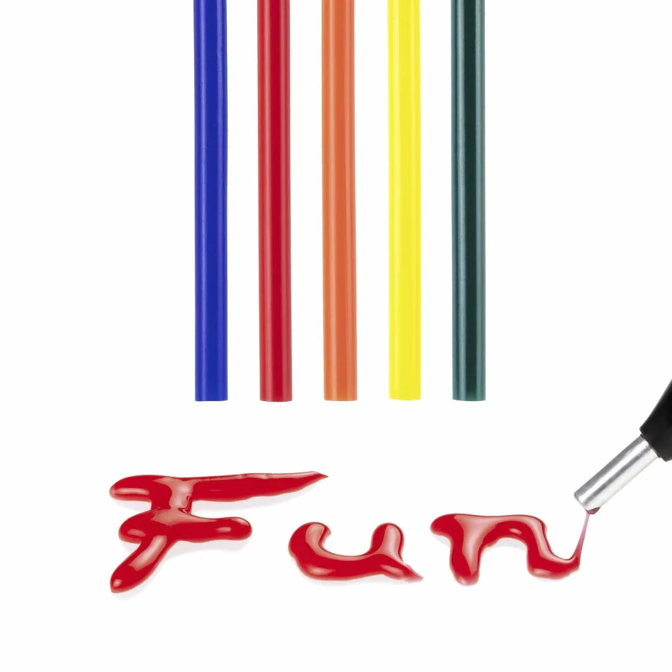 Glue sticks 11mm colorful 50 pcs