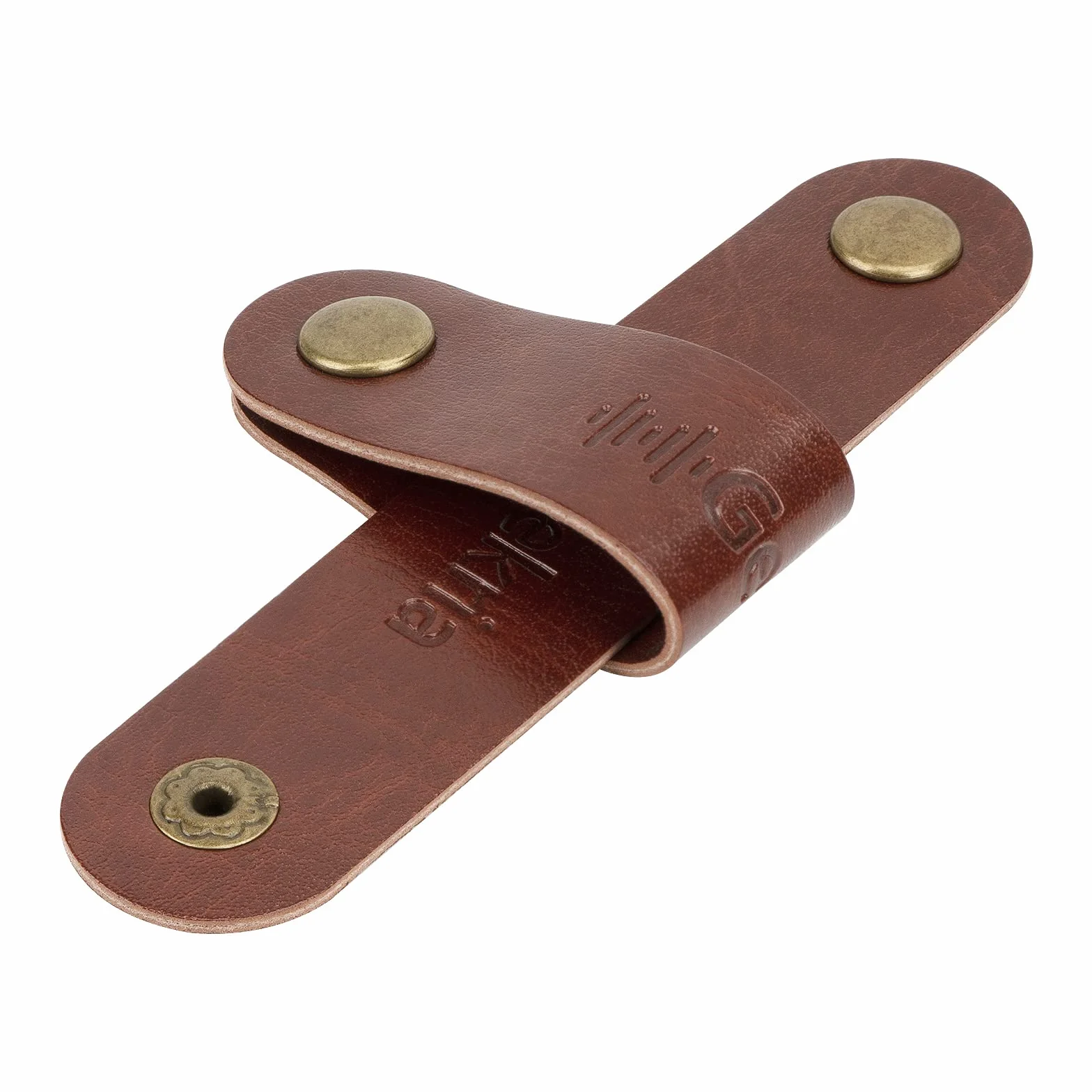 Geekria Organizzatore Cavo Avvolgicavo Fascetta per Cavo di Ricarica USB Clip per Cuffie Cinturino in Finta Pelle Fatta a Mano 10 Pezzi