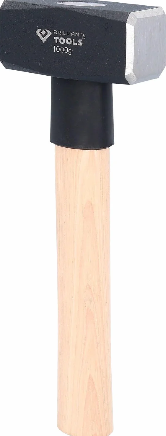 BRILLIANT TOOLS BT075100 Mazzetta con manico hickory, 1000 g