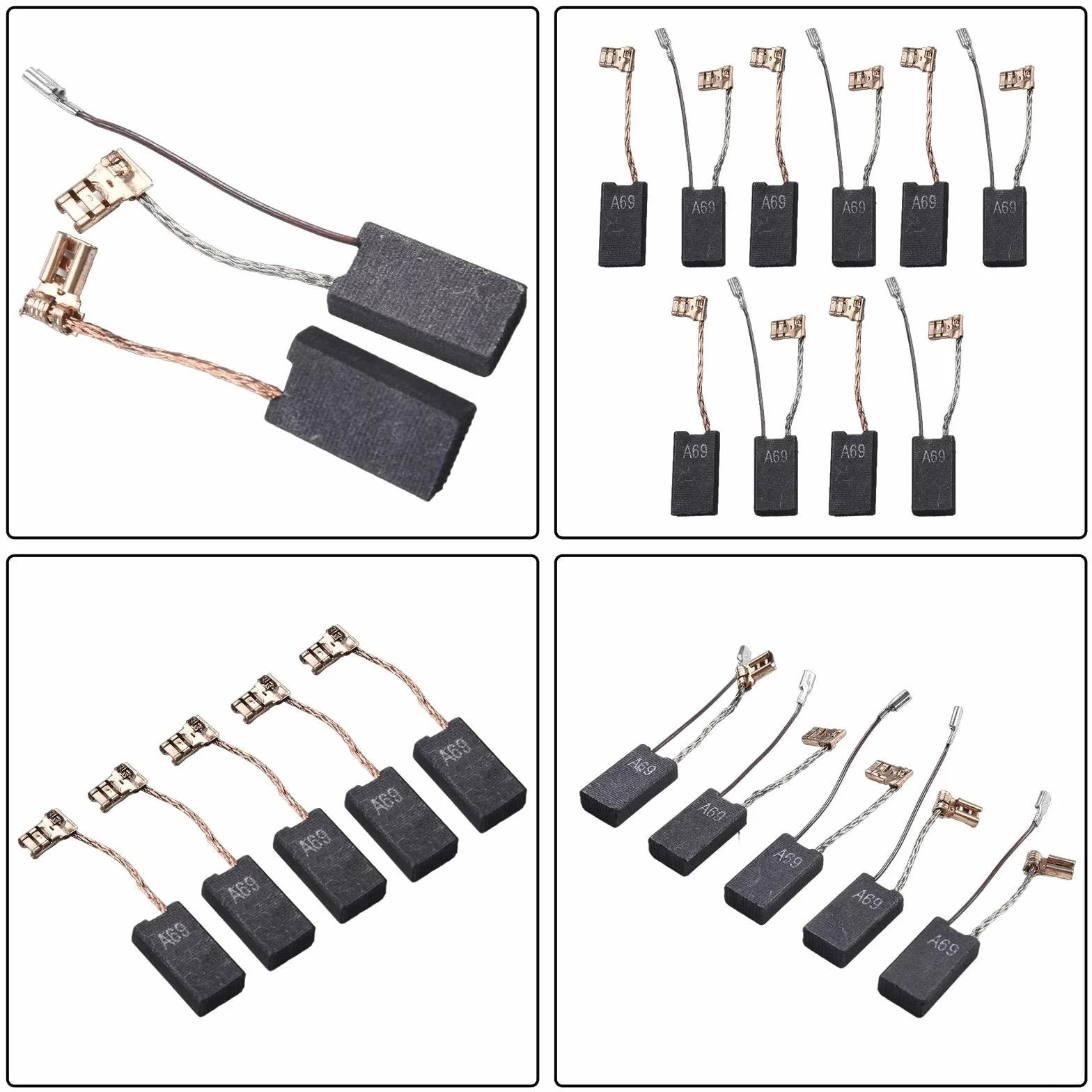 Spazzole di carbone Bosch per utensili elettrici GBH-5-40 DCE GSH 5-CE GSH 5 E 10 pezzi