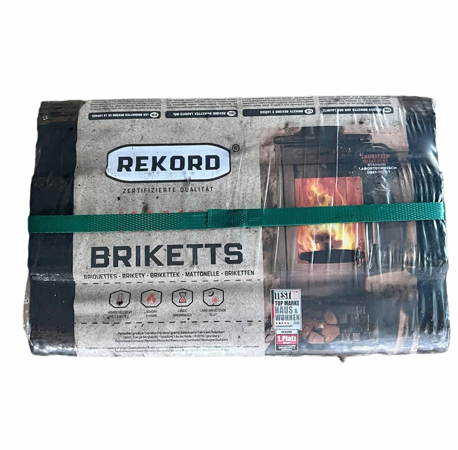 BRICCHETTI DI CARBONE REKORD 10 KG
