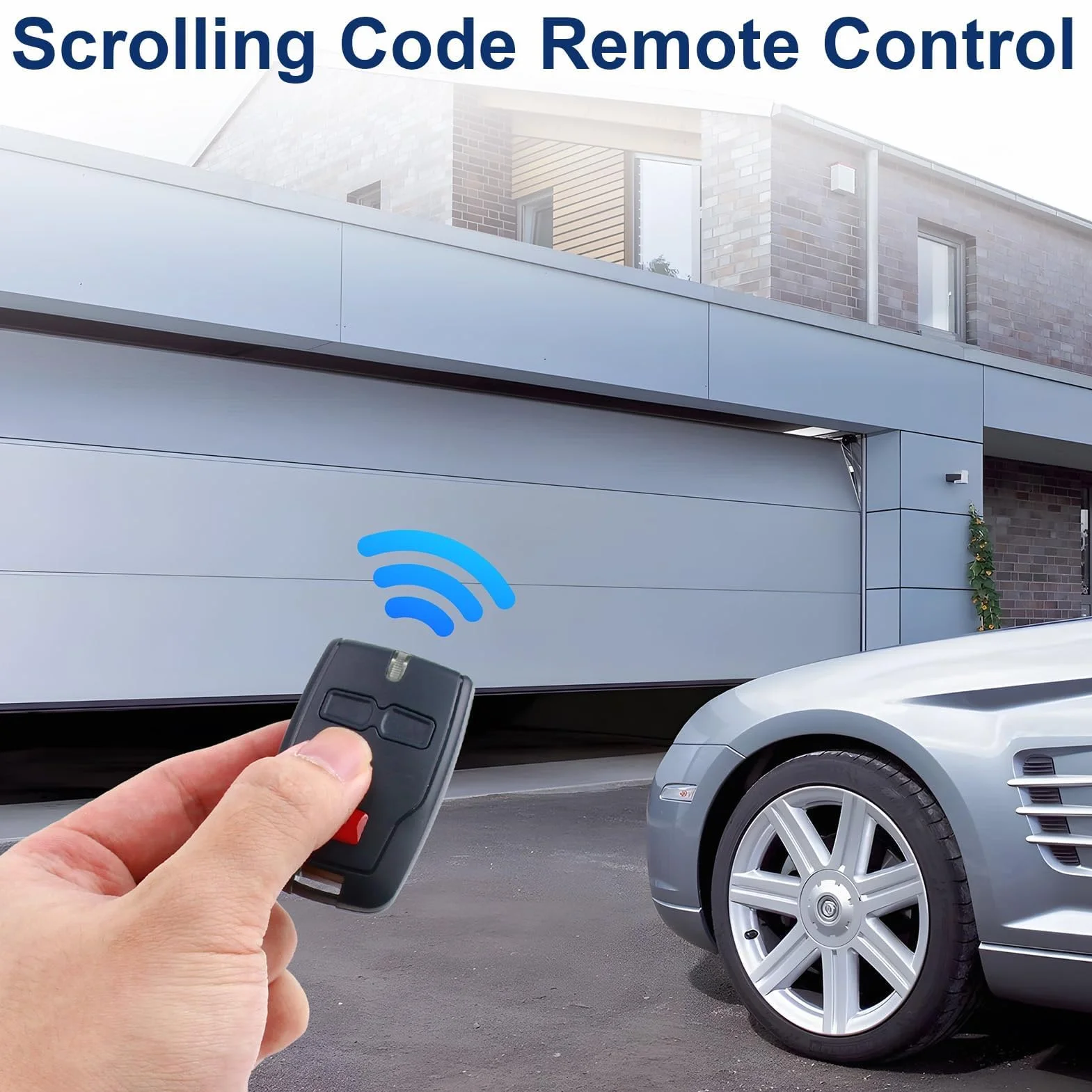 Telecomando per Porta del Garage Mitto 2B RCB 433MHz Rolling Code 2 Canali