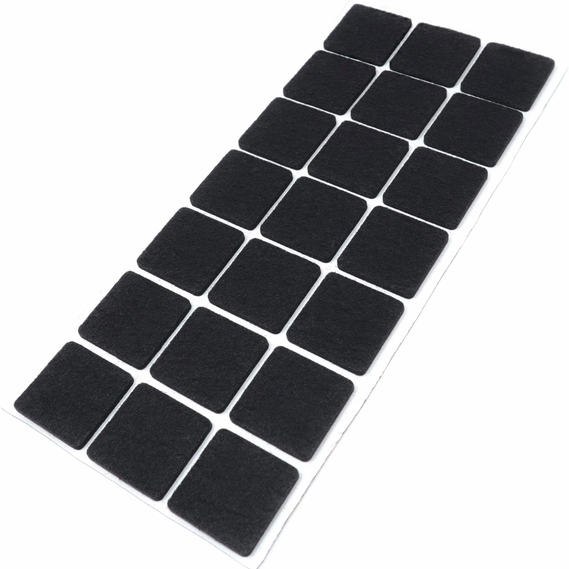 Feltrini Autoadesivi 30x30 mm Nero Quadrato Piedini Mobili Feltro 3.5 mm Pad Protettivi