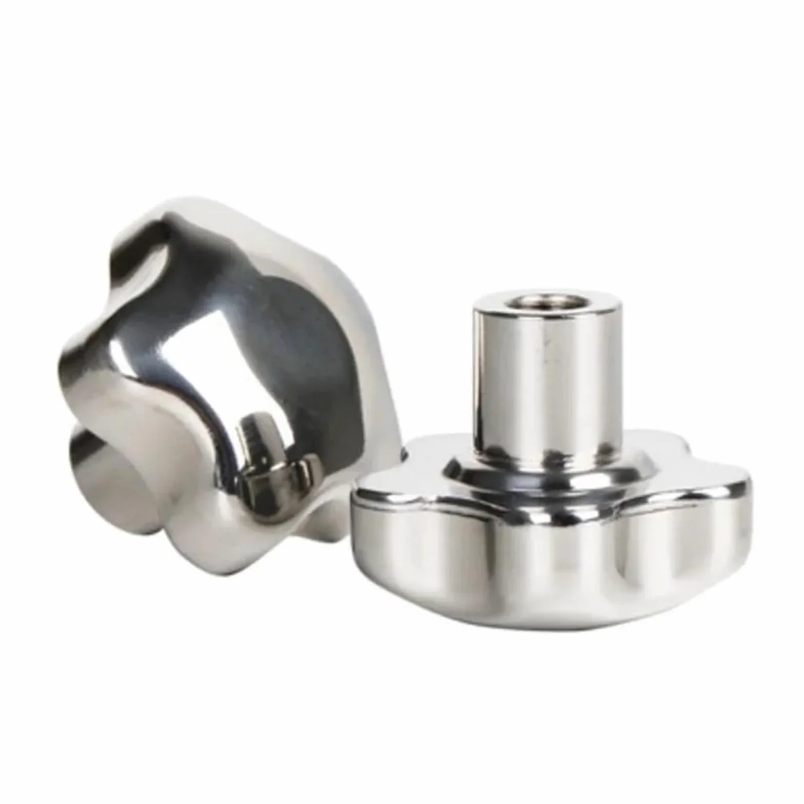 Manopola a Stella in Acciaio Inox 304 M6 M8 M10 M12 Filettatura Femmina Maniglie Dadi di Serraggio a Forma di Stella