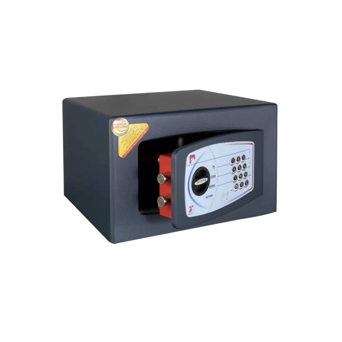 Technomax, Cassaforte a mobile, Gold Moby Trony, modello GMT/3, Apertura a combinazione elettronica digitale, Dimensioni mm. 220 (H) x 350 (L) x 300 (P)