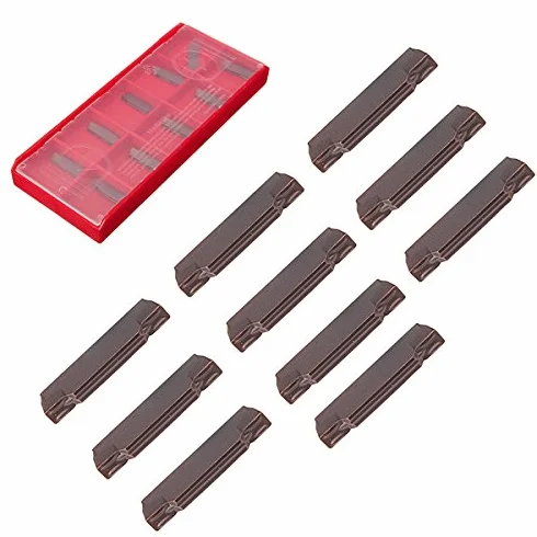 10Pcs Mgmn200-G Inserti Carburo Lda per MGEHR/Mgivr Scanalatura Cut-off