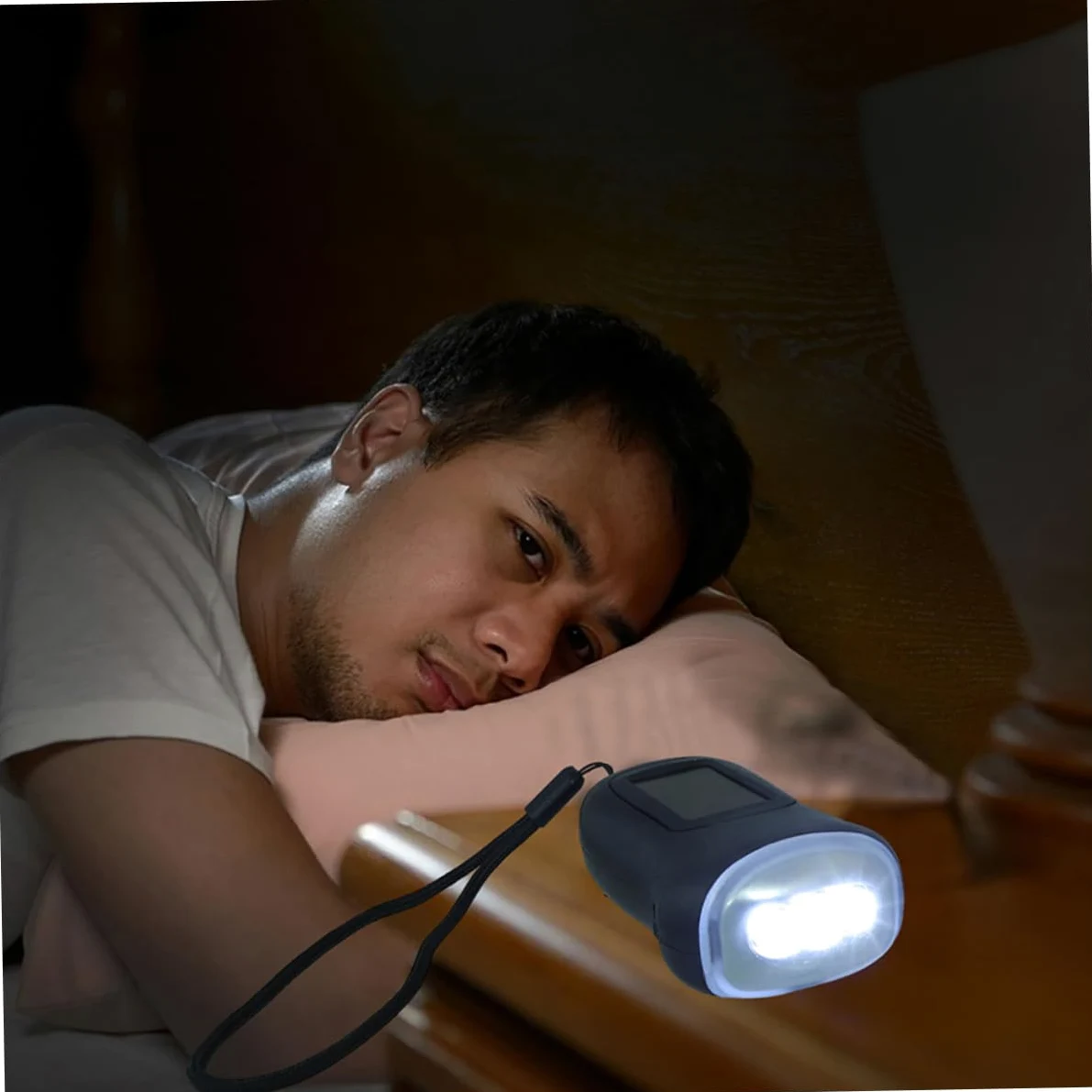 Angoily 2pezzi Torcia Elettrica Portatile Ricarica Solare e Manovella Luce Led Per Campeggio Escursionismo Ed Emergenze All Aperto