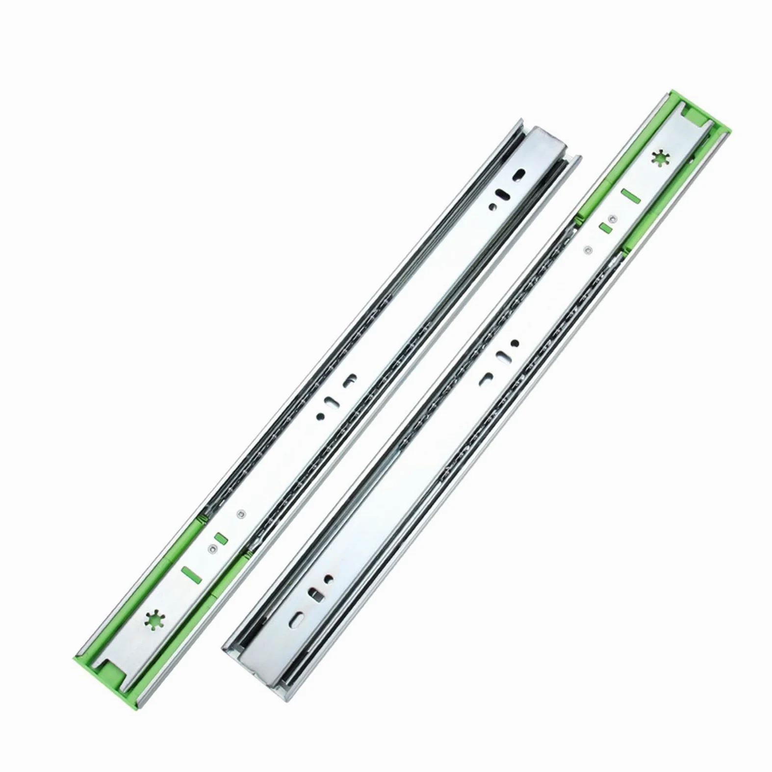 Binario in Acciaio ad Estrazione Totale for Carichi Pesanti - Guide per Cassetti con Chiusura Ammortizzata - Guide con Cuscinetti a Sfera - Guide Silenziose for Armadietti da Cucina - 1 Paio ( Size :