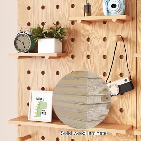 Generico Pannello Forato per Attrezzi da Garage, Porta Punte da Trapano, Set di Chiavi Inglesi, Kit di Pannelli forati, Pannelli forati in Legno, organizzazione a Parete con Pannello Forato, Esposito